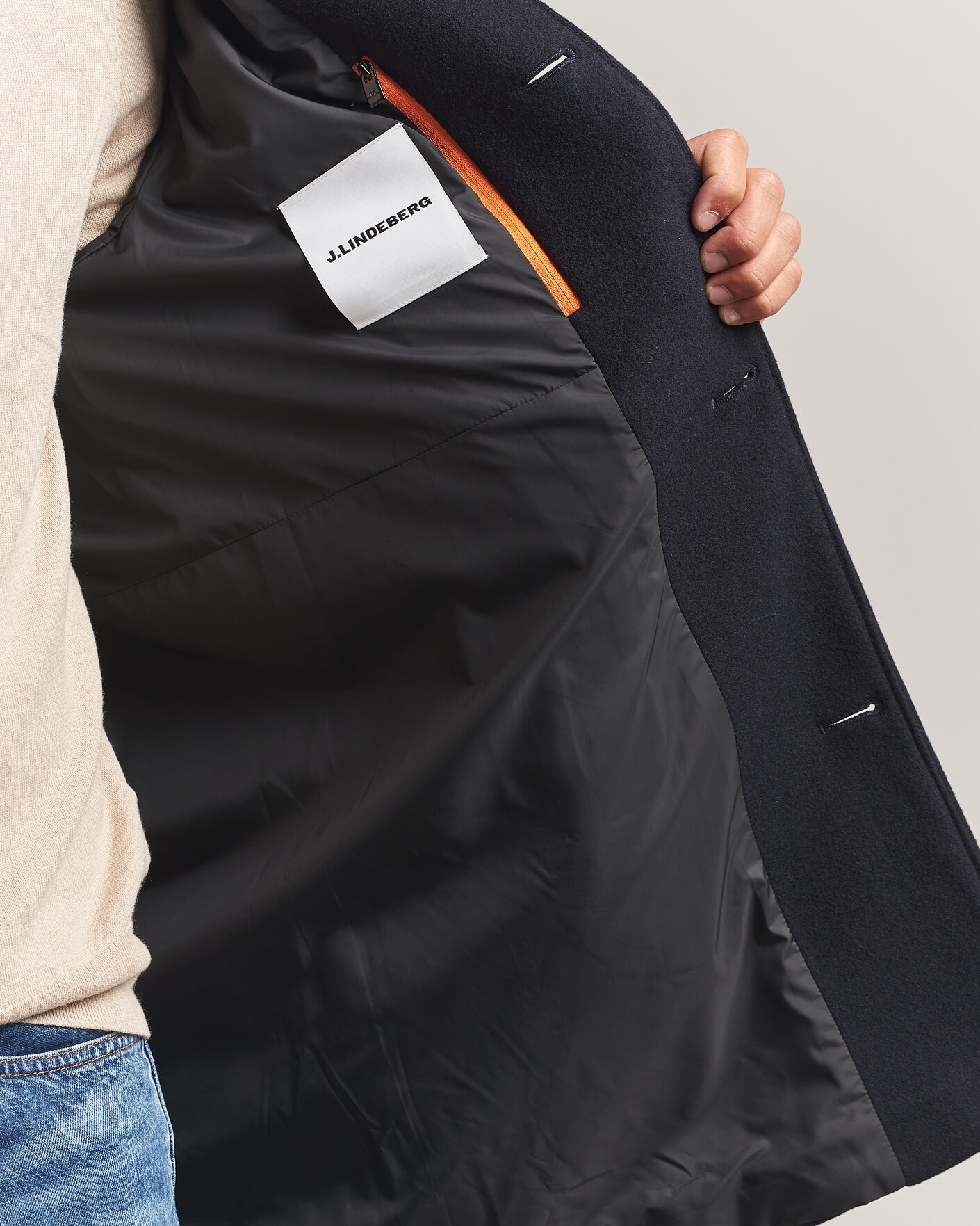 Herren | Jacken | J.Lindeberg | Lexon Wool Coat JL Navy