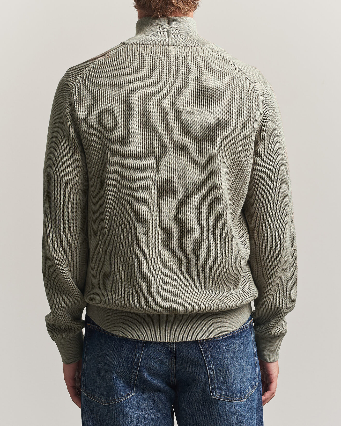 Herren | Pullover | J.Lindeberg | Alexis Cotton Full Zip Brindle