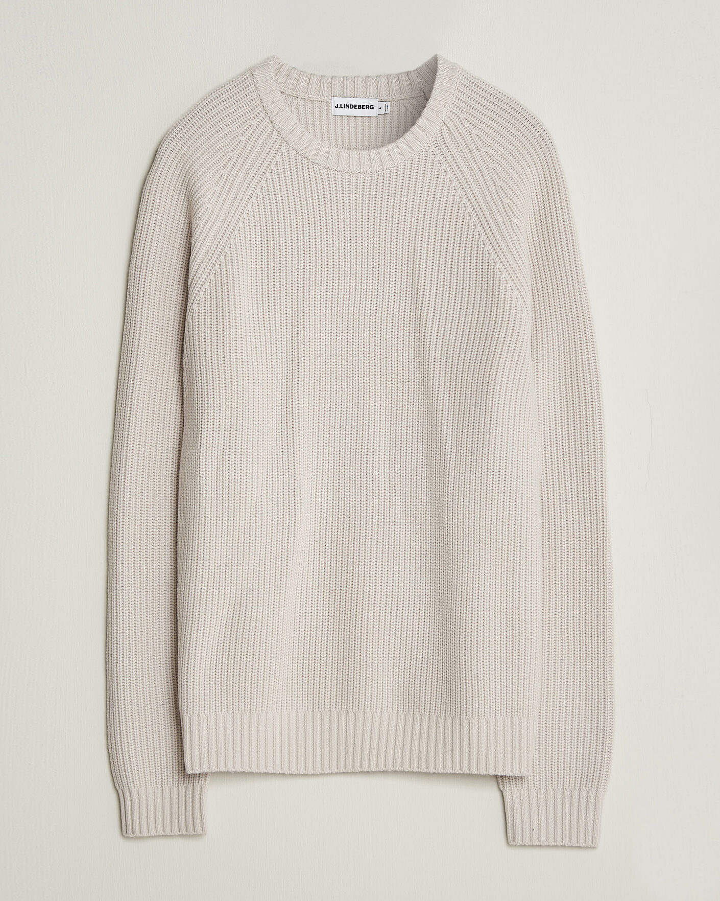 Herren | Pullover | J.Lindeberg | Hallow Wool Blend Knitted Sweater Moonbeam