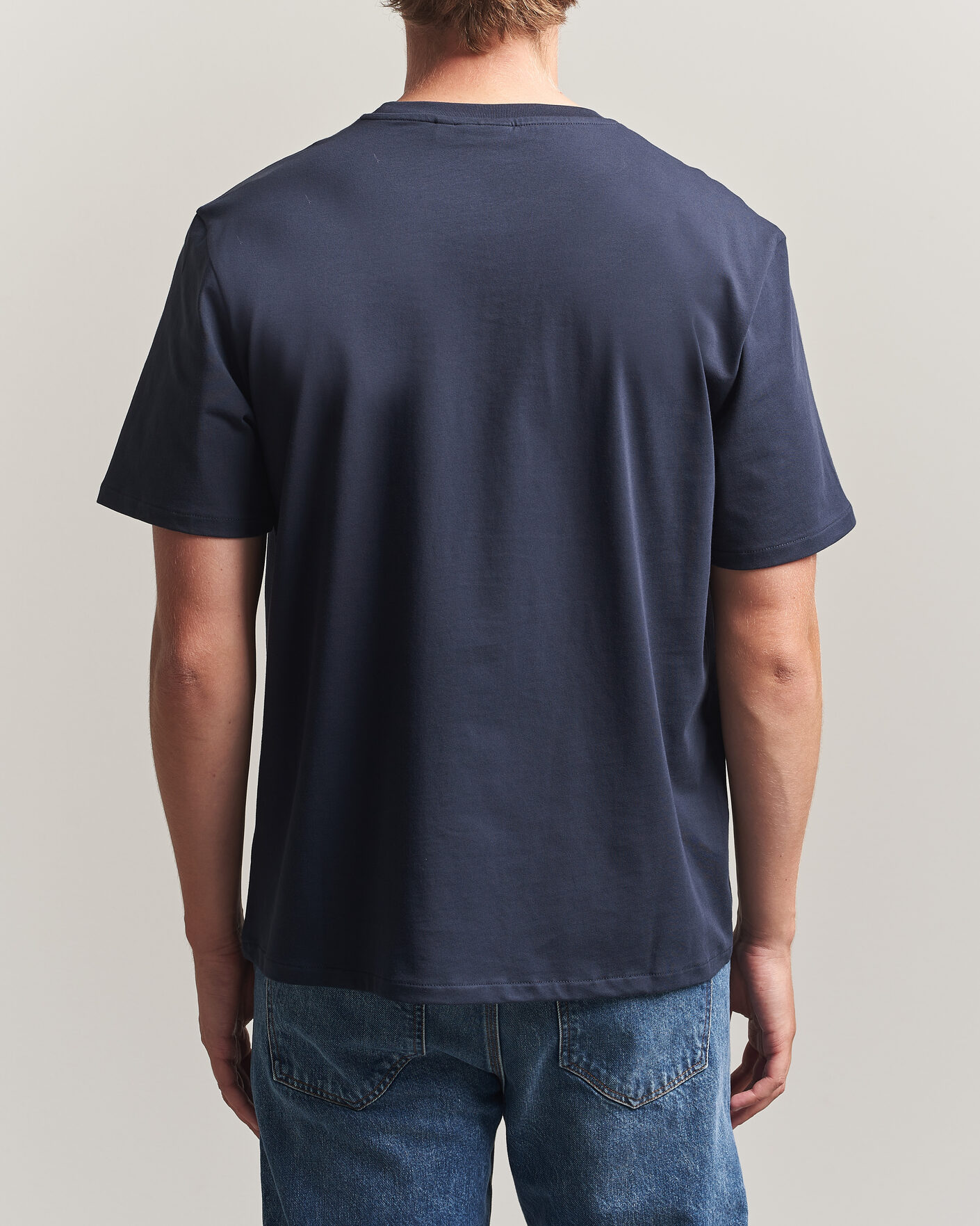 Herren | T-Shirts | J.Lindeberg | Alpha Crew Neck T-Shirt JL Navy