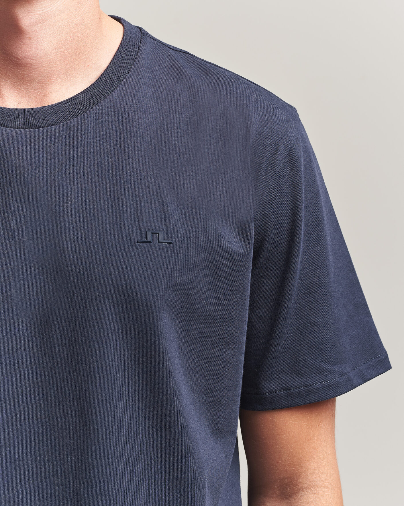 Herren | T-Shirts | J.Lindeberg | Alpha Crew Neck T-Shirt JL Navy