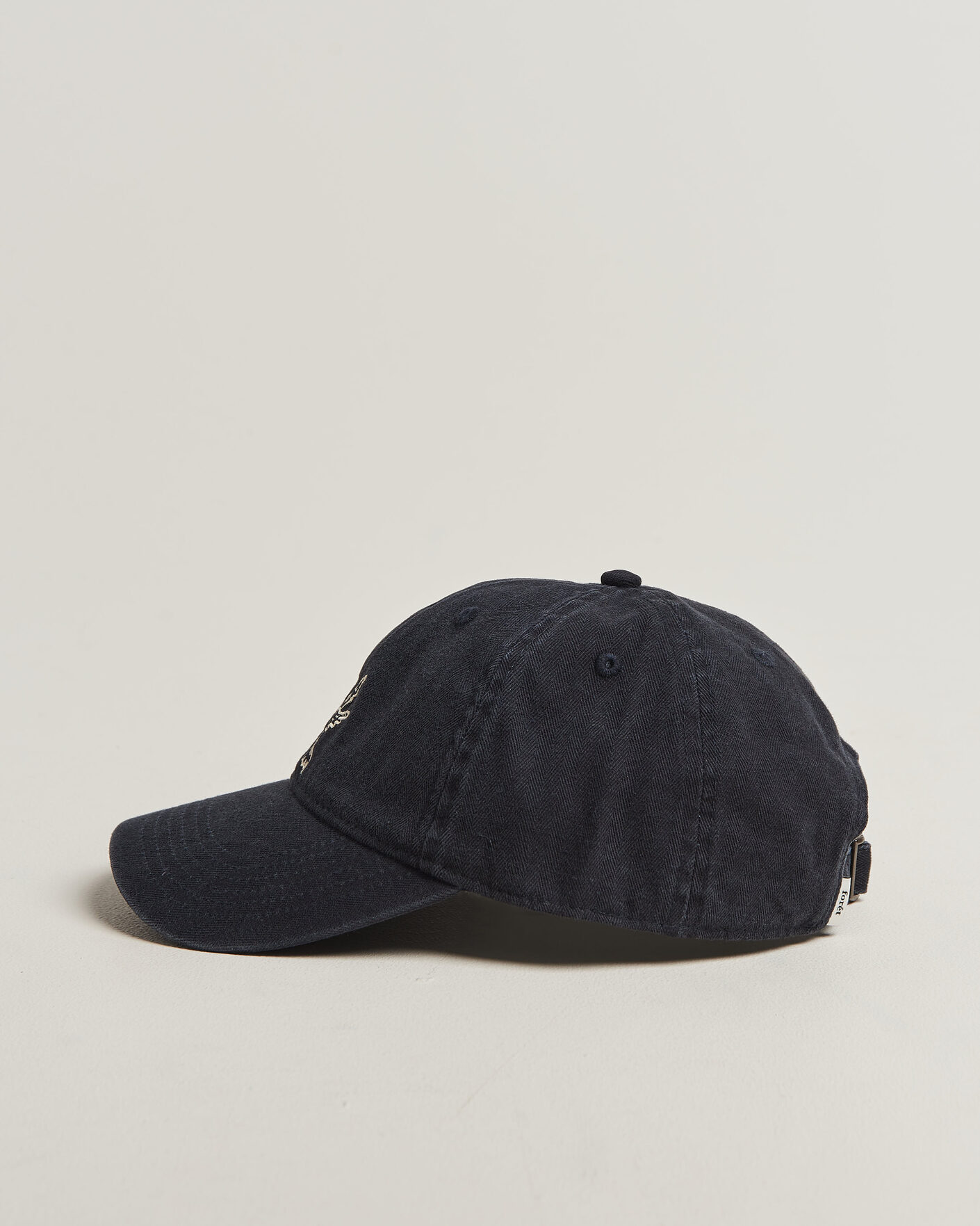 Herren | Hüte & Mützen | Forét | Bird Washed Herringbone Cap Navy