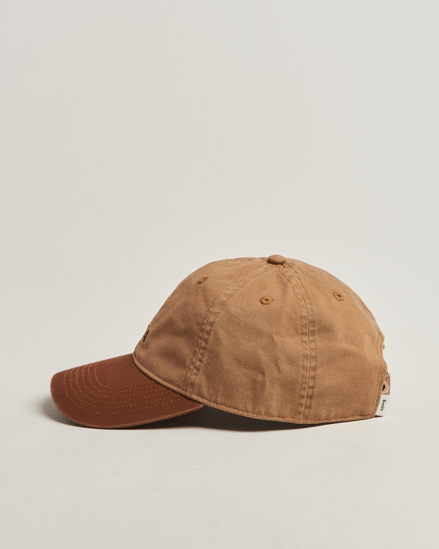 Herren | Hüte & Mützen | Forét | Hawk Washed 2-Tone Cap Khaki/Brown