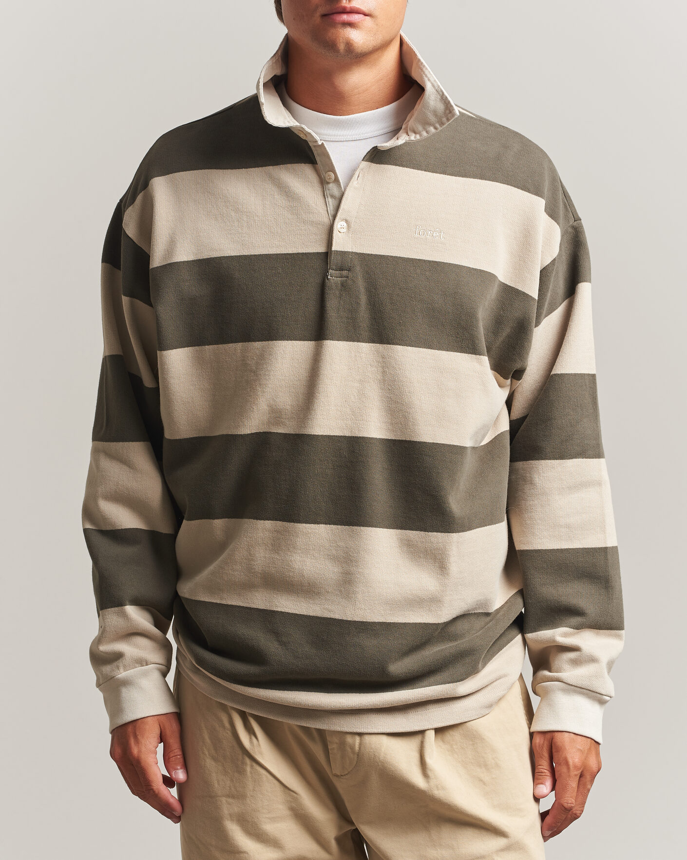 Herren | Pullover | Forét | Match Rugby Sweatshirt Wood Stripe