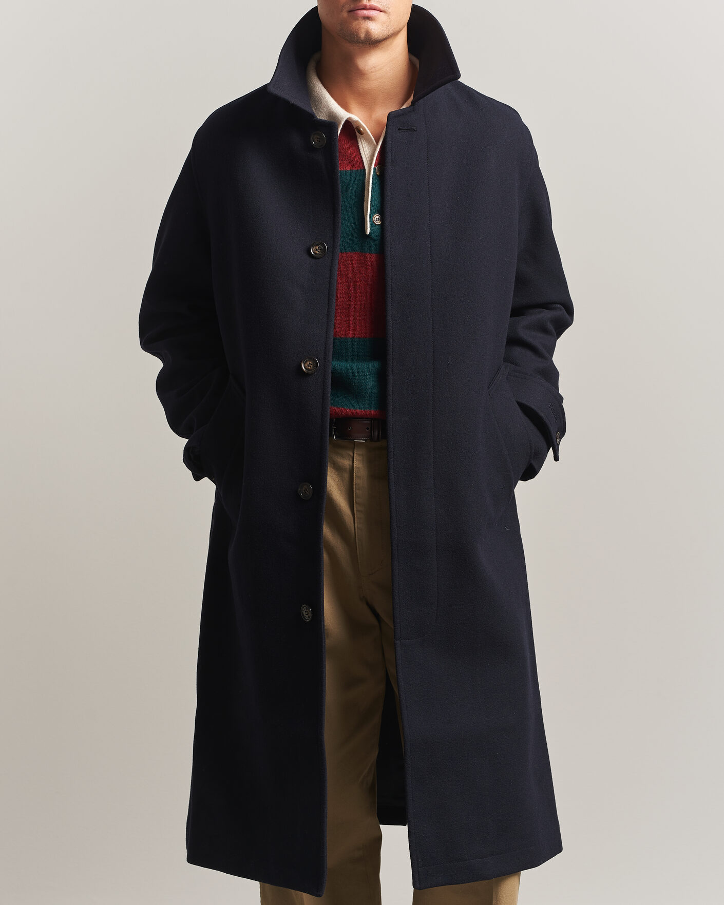 Herren | Jacken | Forét | Pine Wool Coat Navy