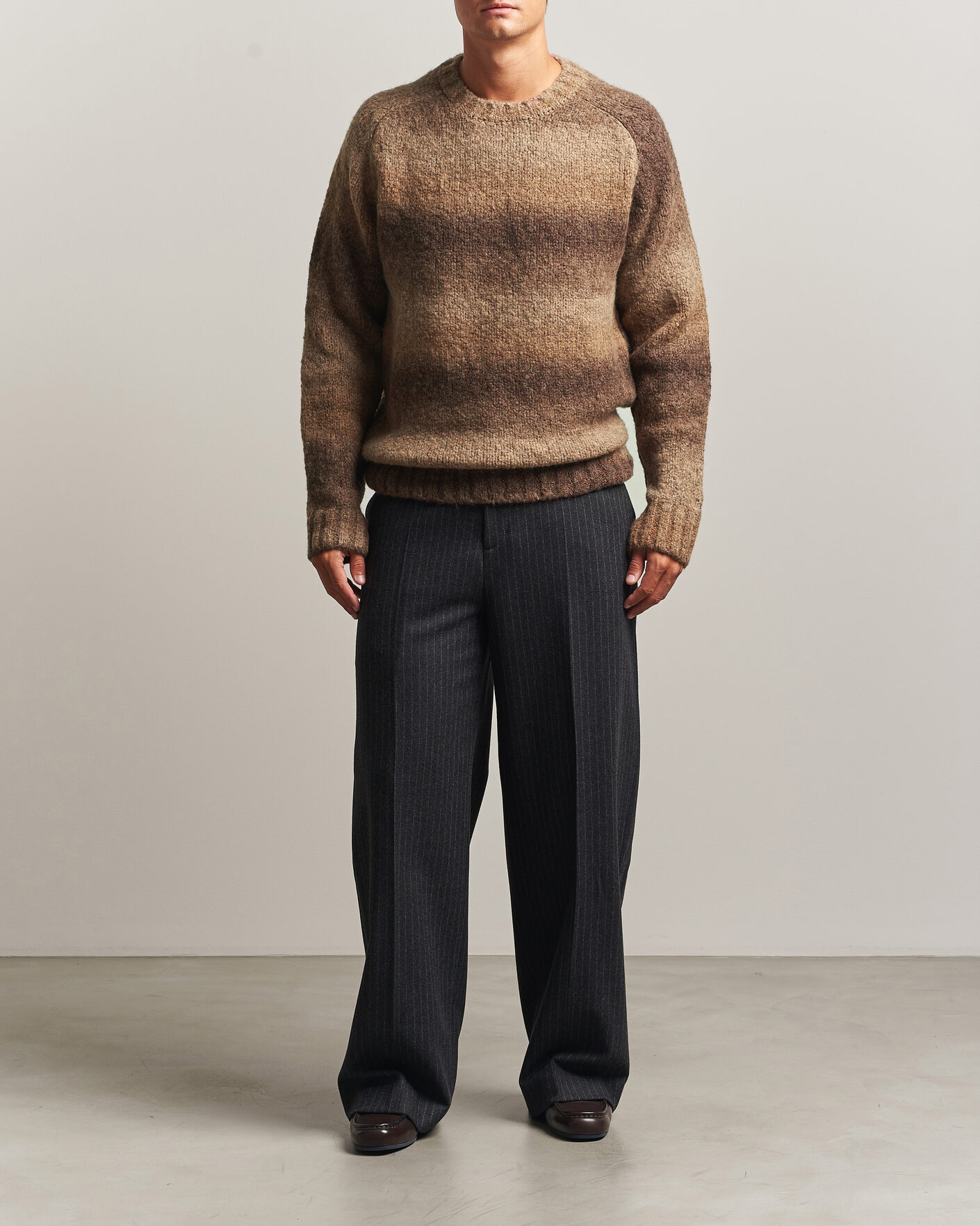 Herren | Pullover | Forét | Space Yarn Crew Neck Brown
