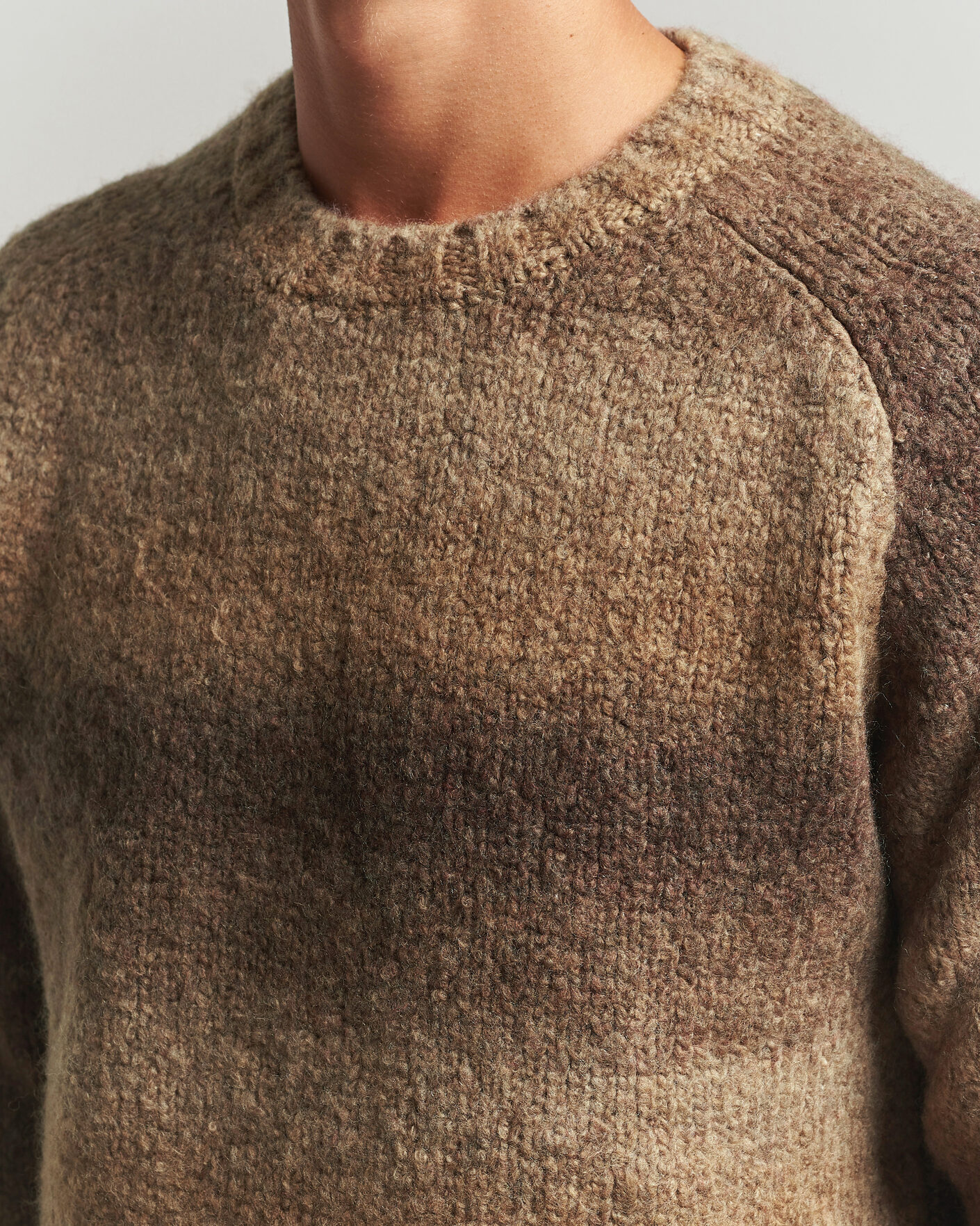 Herren | Pullover | Forét | Space Yarn Crew Neck Brown