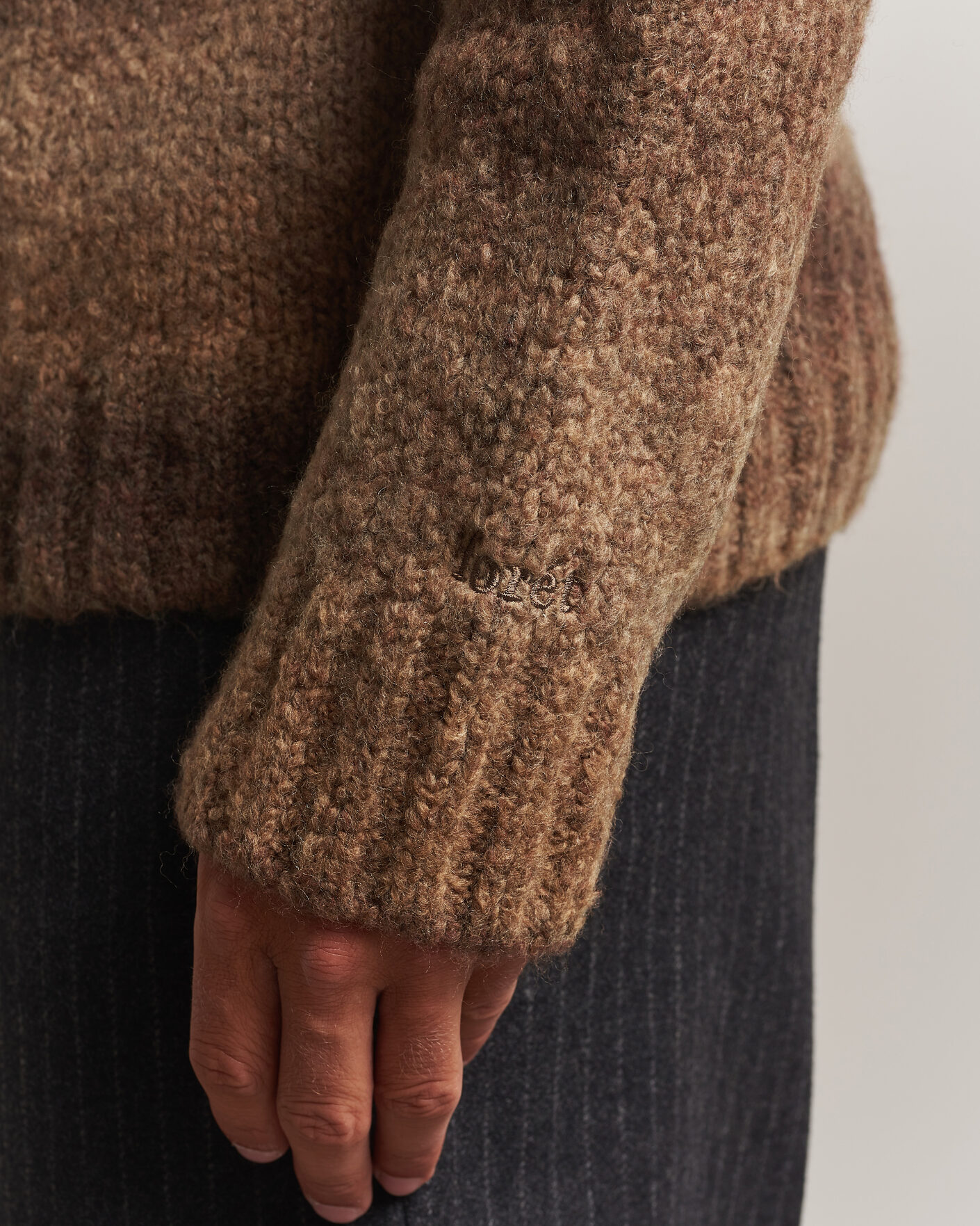 Herren | Pullover | Forét | Space Yarn Crew Neck Brown