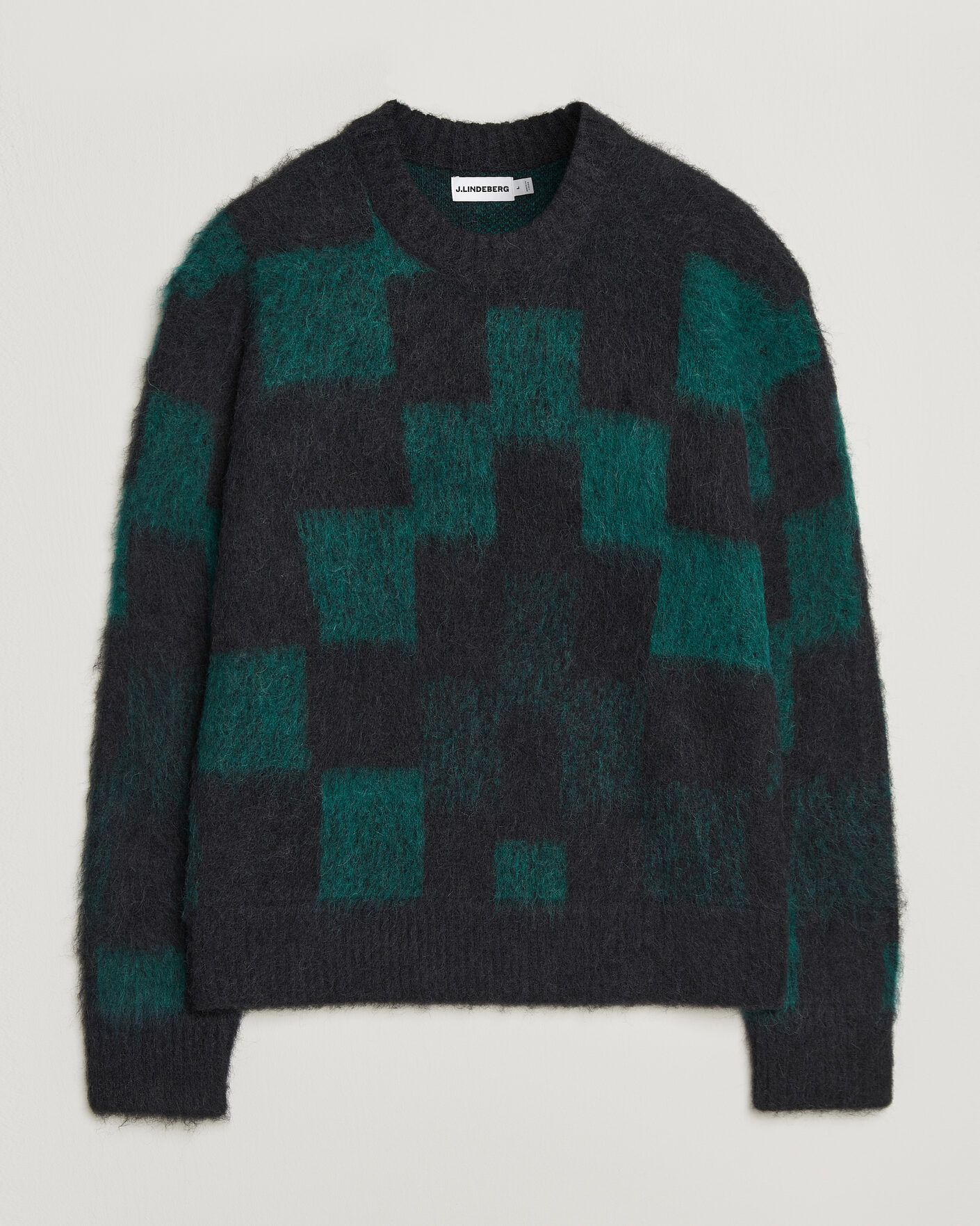 Herren | Pullover | J.Lindeberg | Hank Graphic Knitted Sweater Forest Biome
