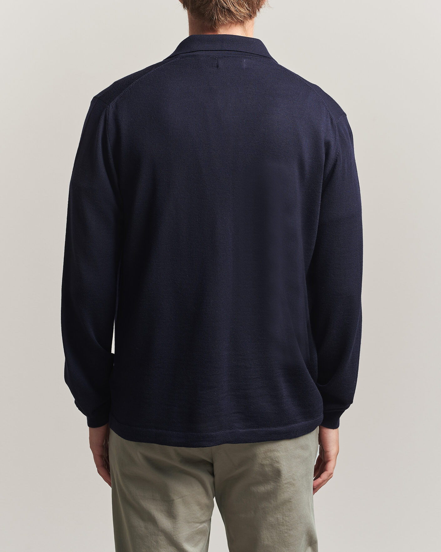 Herren | Pullover | J.Lindeberg | Kaleb Merino Full Zip JL Navy