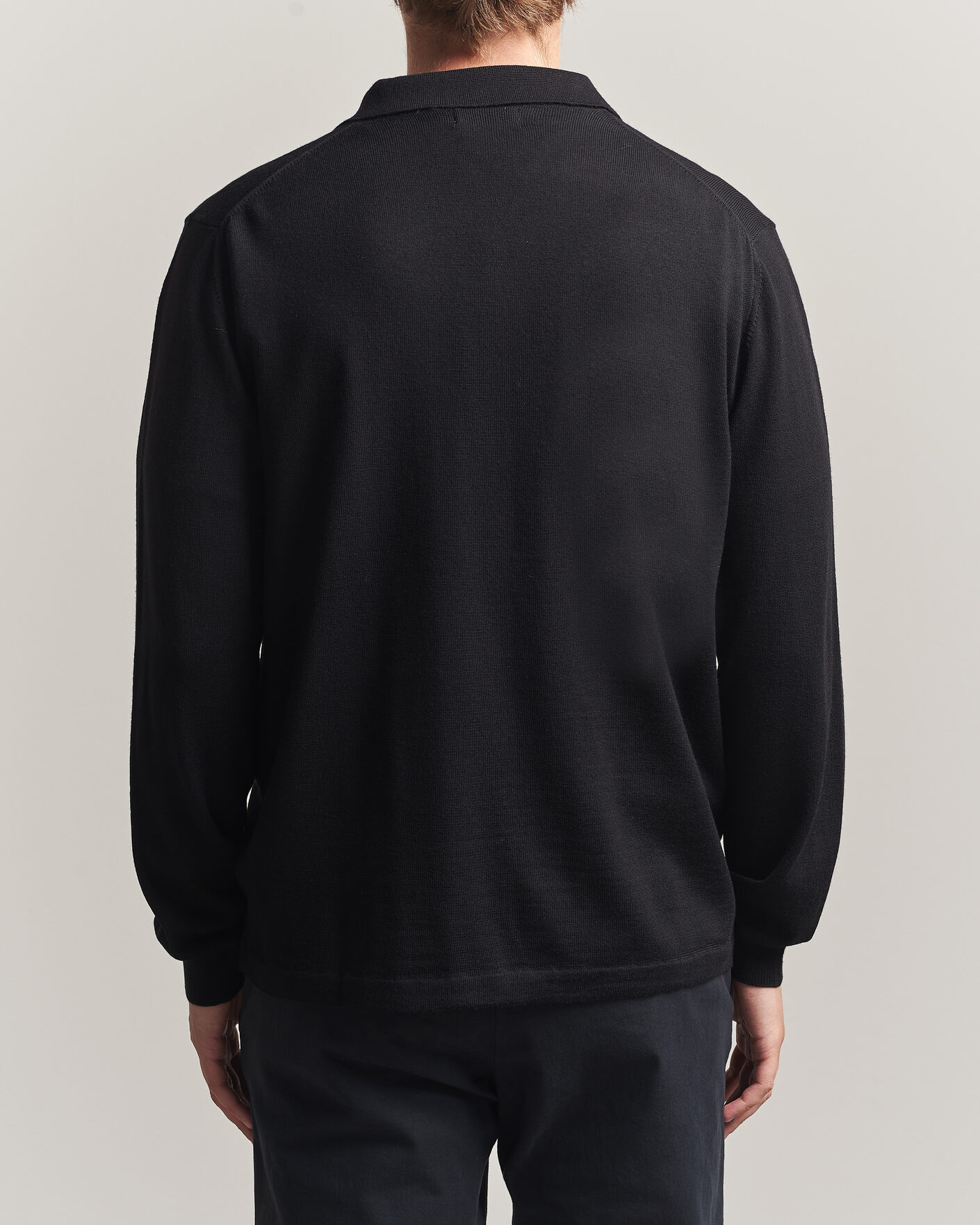Herren | Pullover | J.Lindeberg | Kaleb Merino Full Zip Black