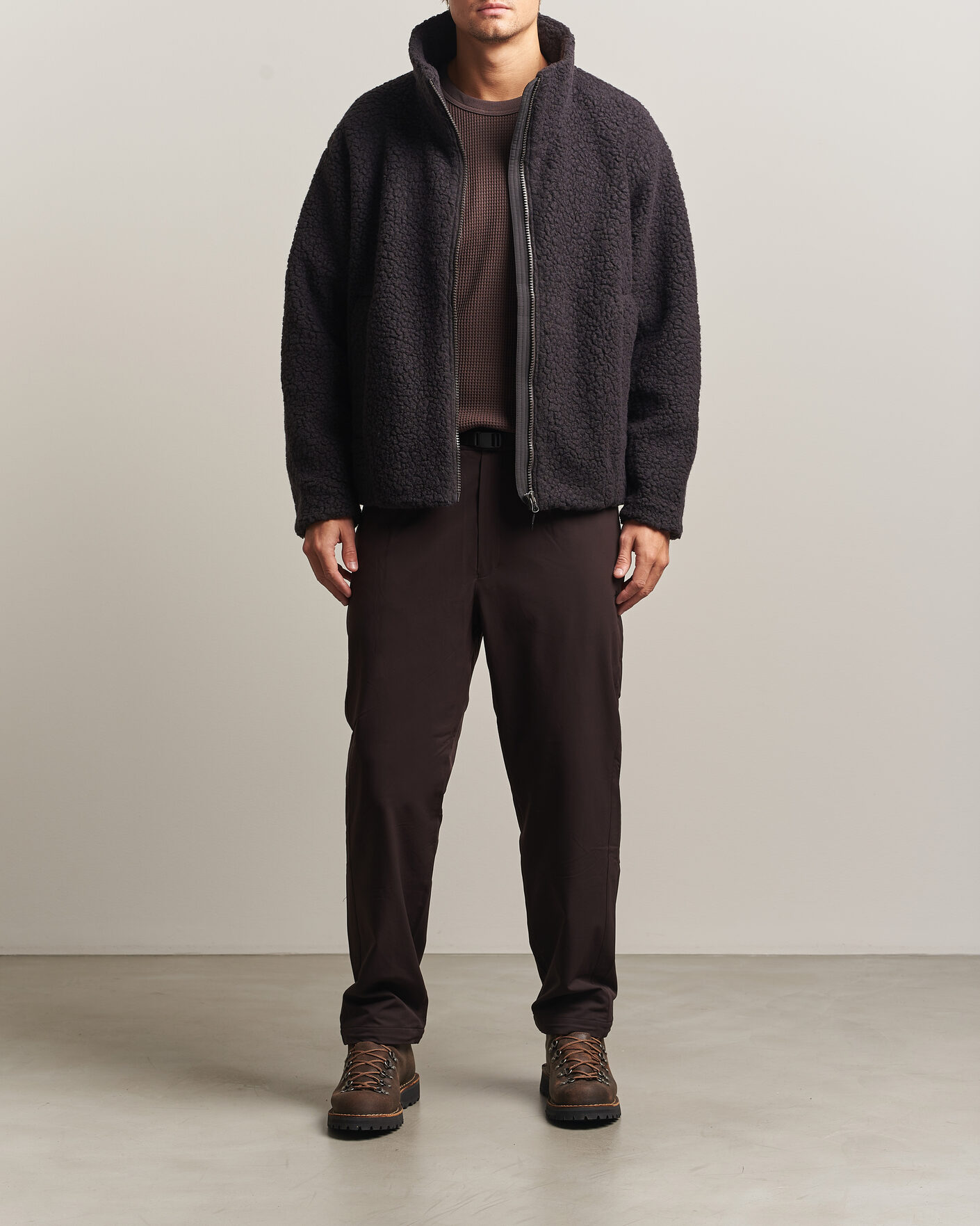 Herren | Pullover | Goldwin | Deep Pile Fleece Jacket Espresso