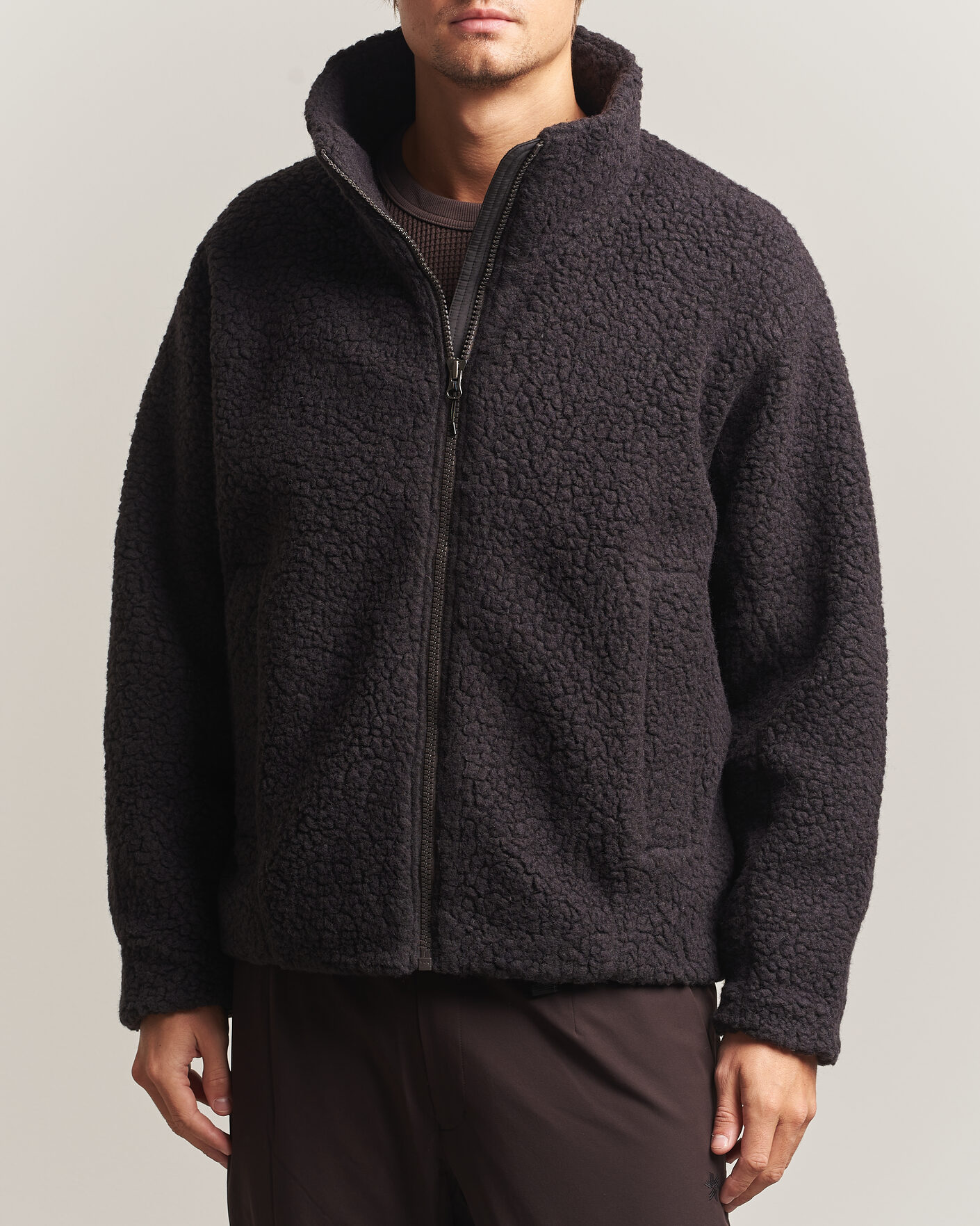 Herren | Pullover | Goldwin | Deep Pile Fleece Jacket Espresso