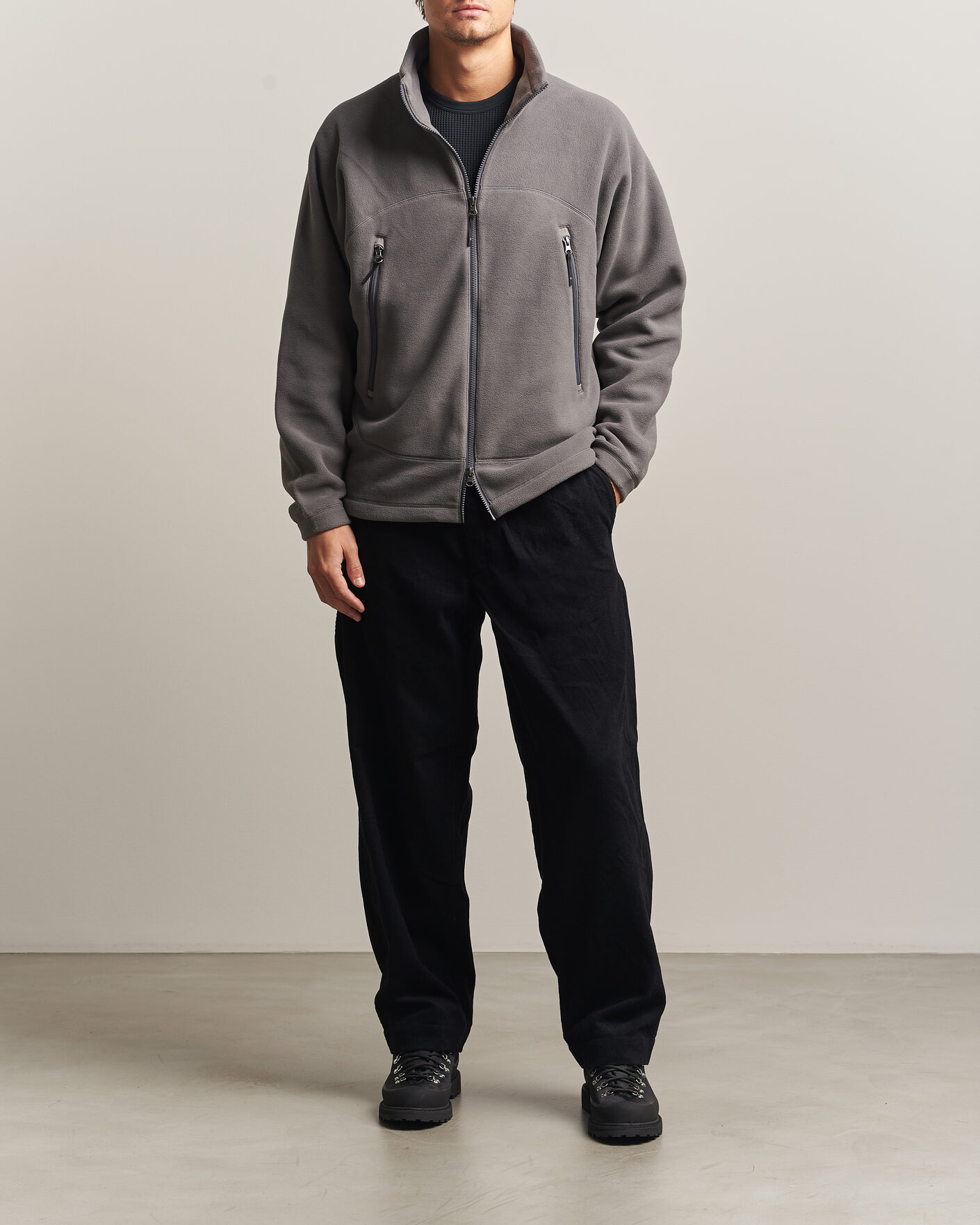 Herren | Hosen | Goldwin | Corduroy Straight Pants Black