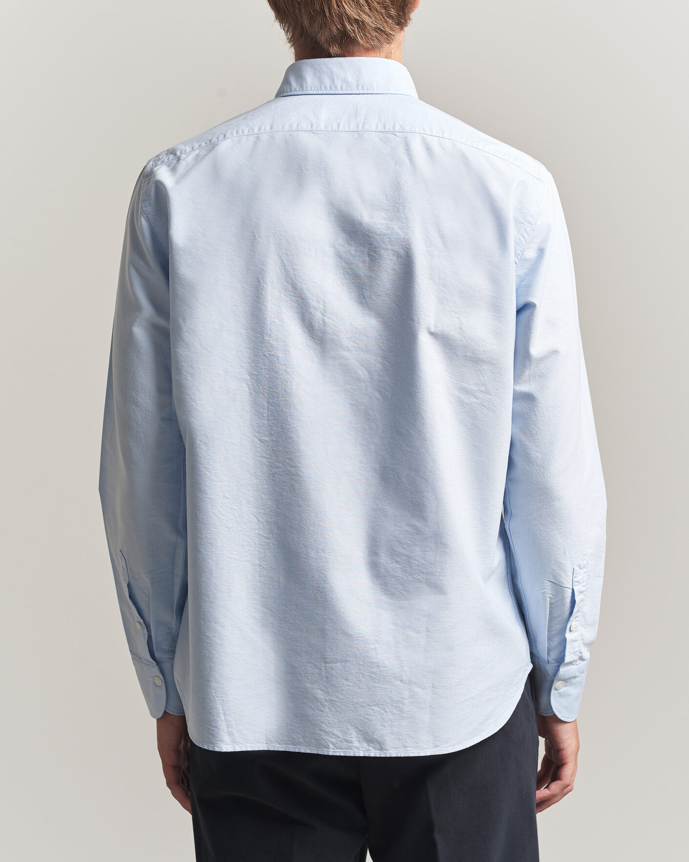 Herren | Hemden | Grigio | Oxford Button Down Shirt Light Blue