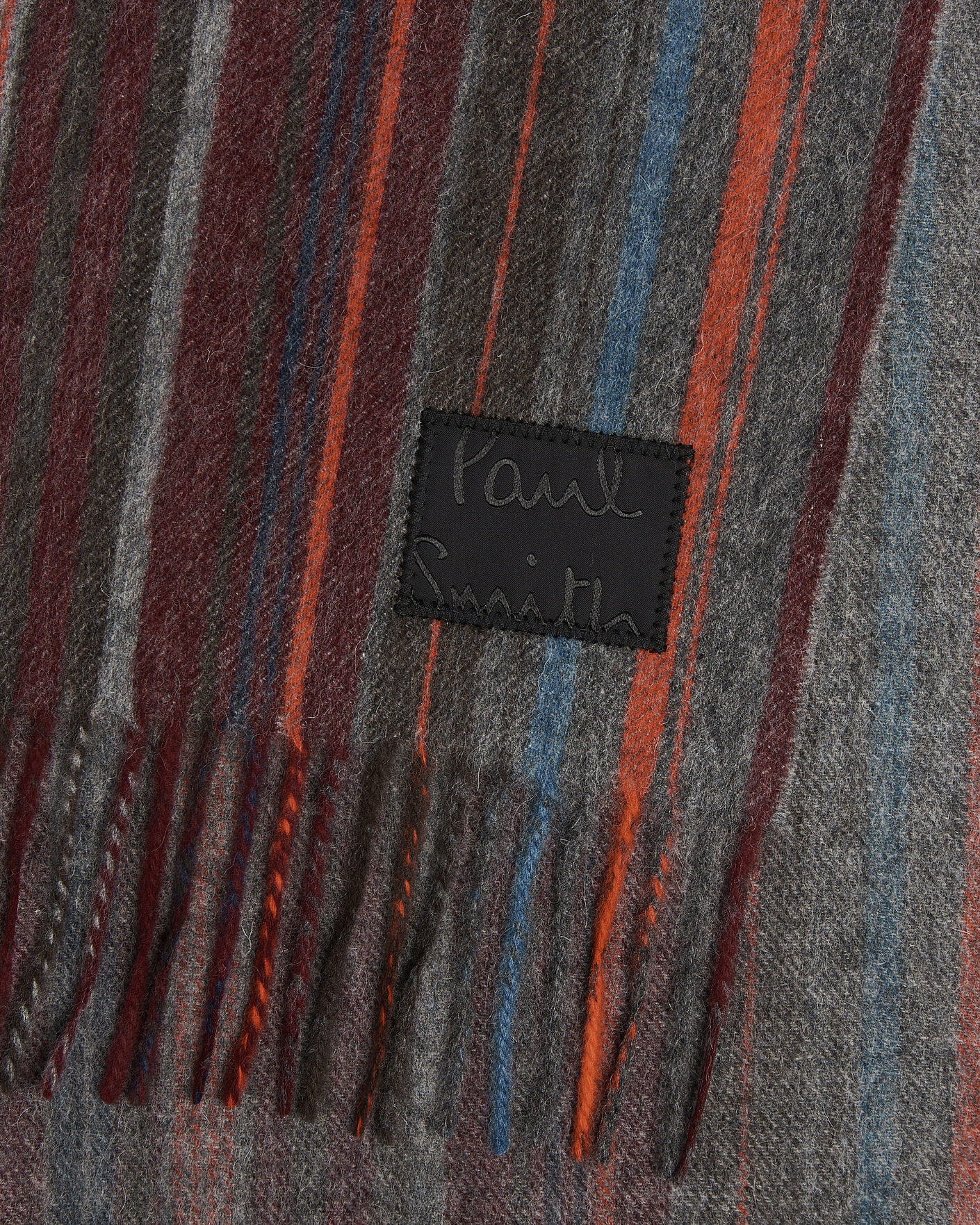 Herren | Schals | Paul Smith | Lambswool Striped Scarf Red