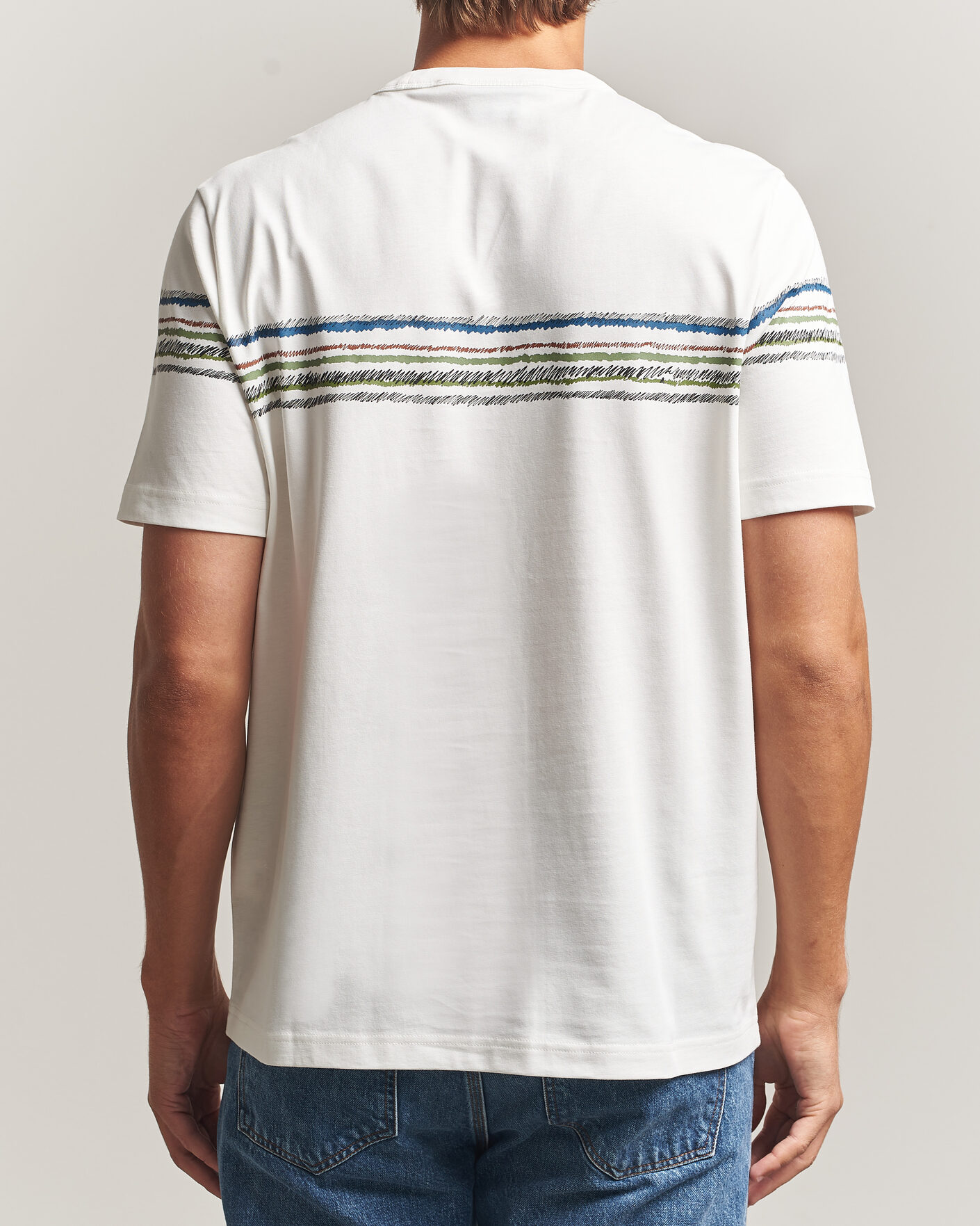 Herren | T-Shirts | PS Paul Smith | Stripes Crew Neck T-Shirt White
