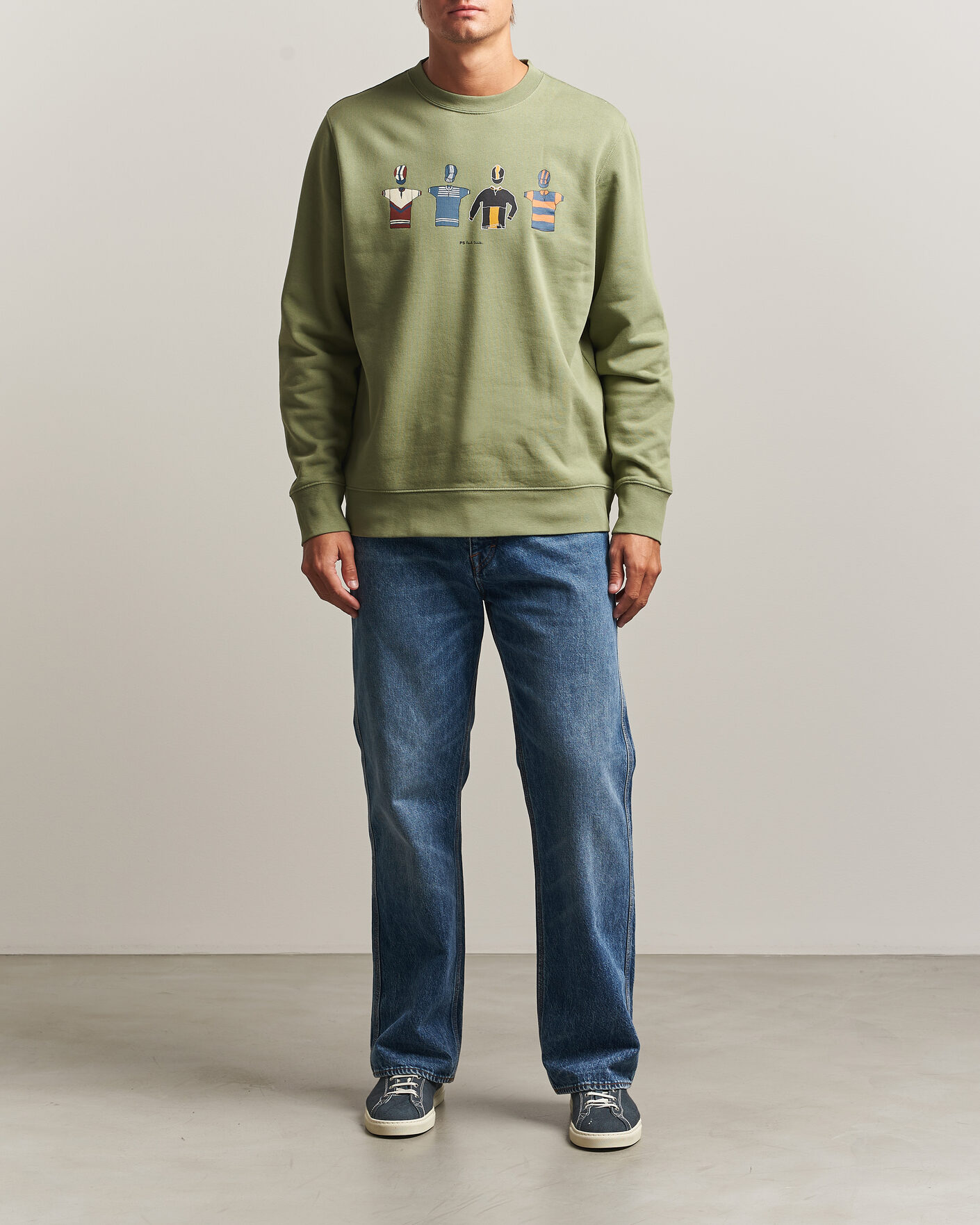 Herren | Pullover | PS Paul Smith | Cycle Jersey's Crew Sweatshirt Green