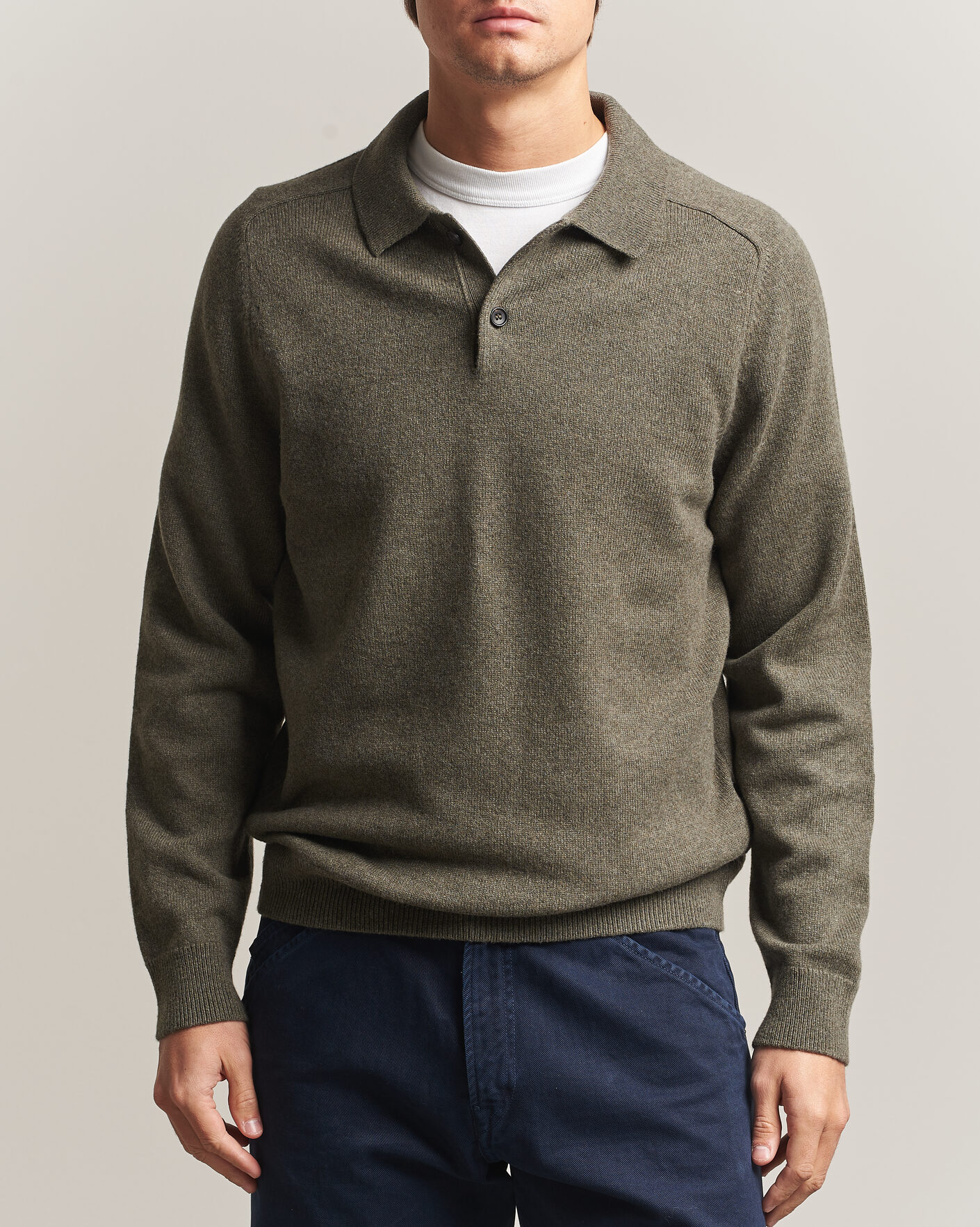 Herren | Pullover | PS Paul Smith | Wool Knitted Polo Green