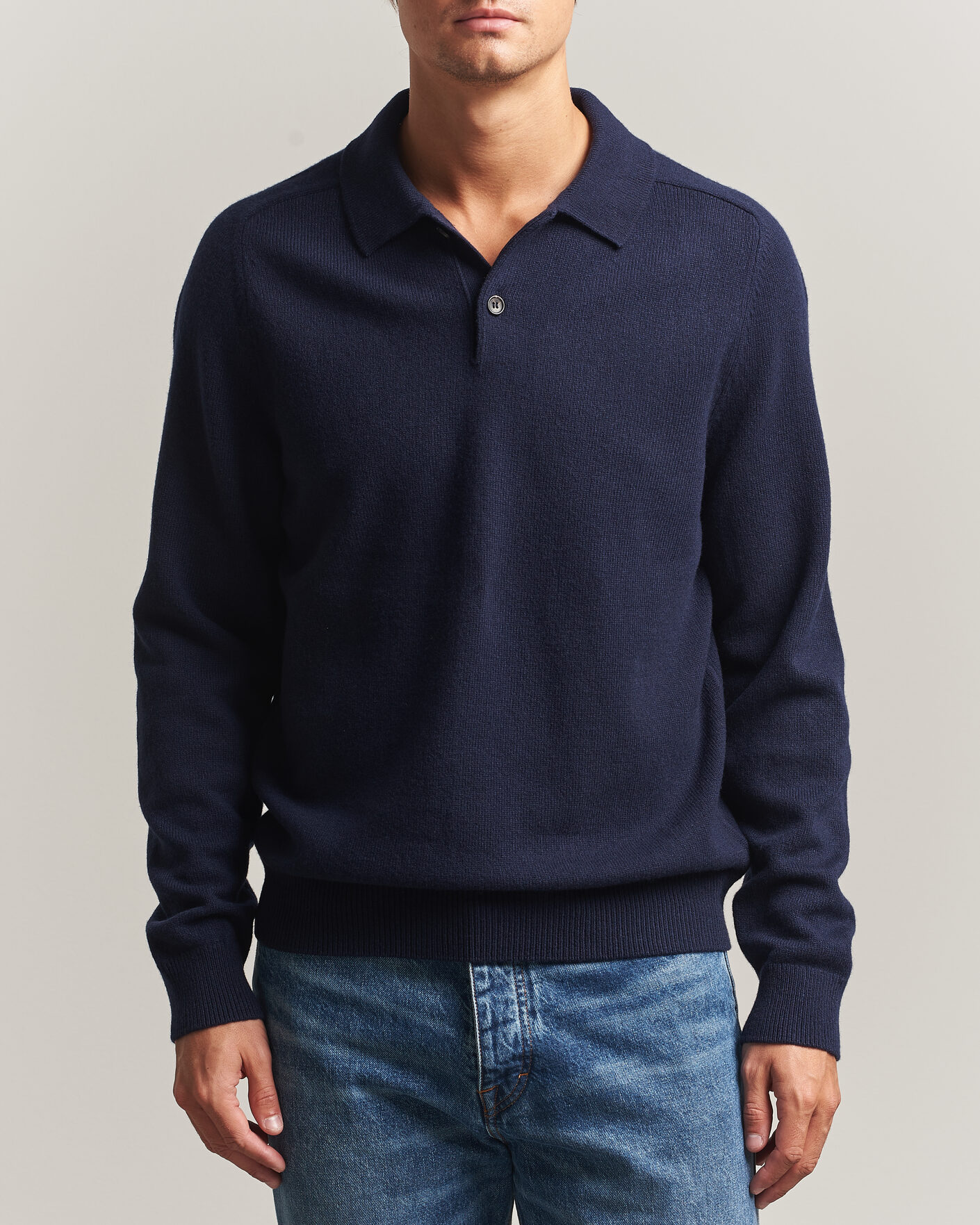 Herren | Pullover | PS Paul Smith | Wool Knitted Polo Navy