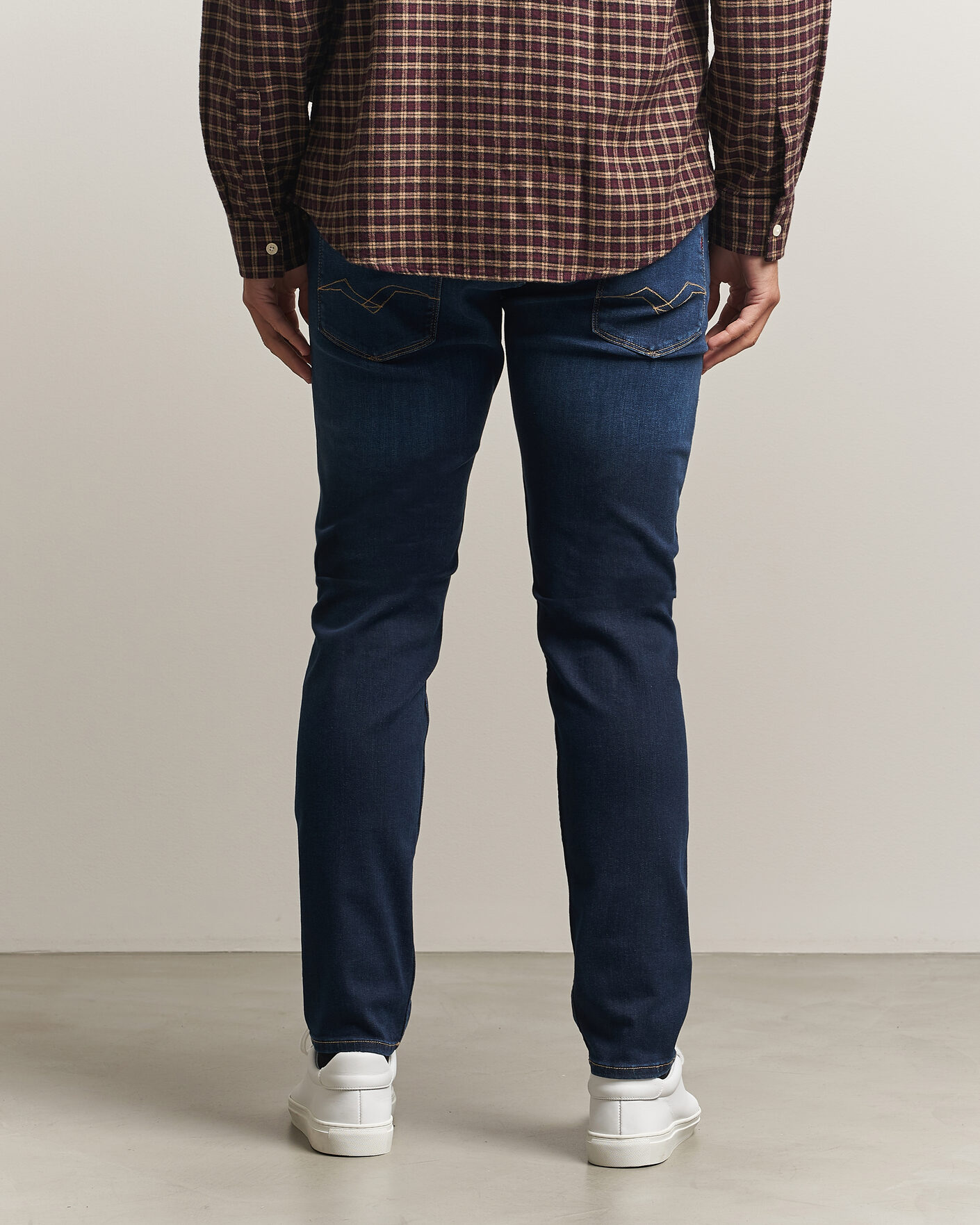 Herren | Jeans | Replay | Anbass Powerstretch Jeans Dark Blue