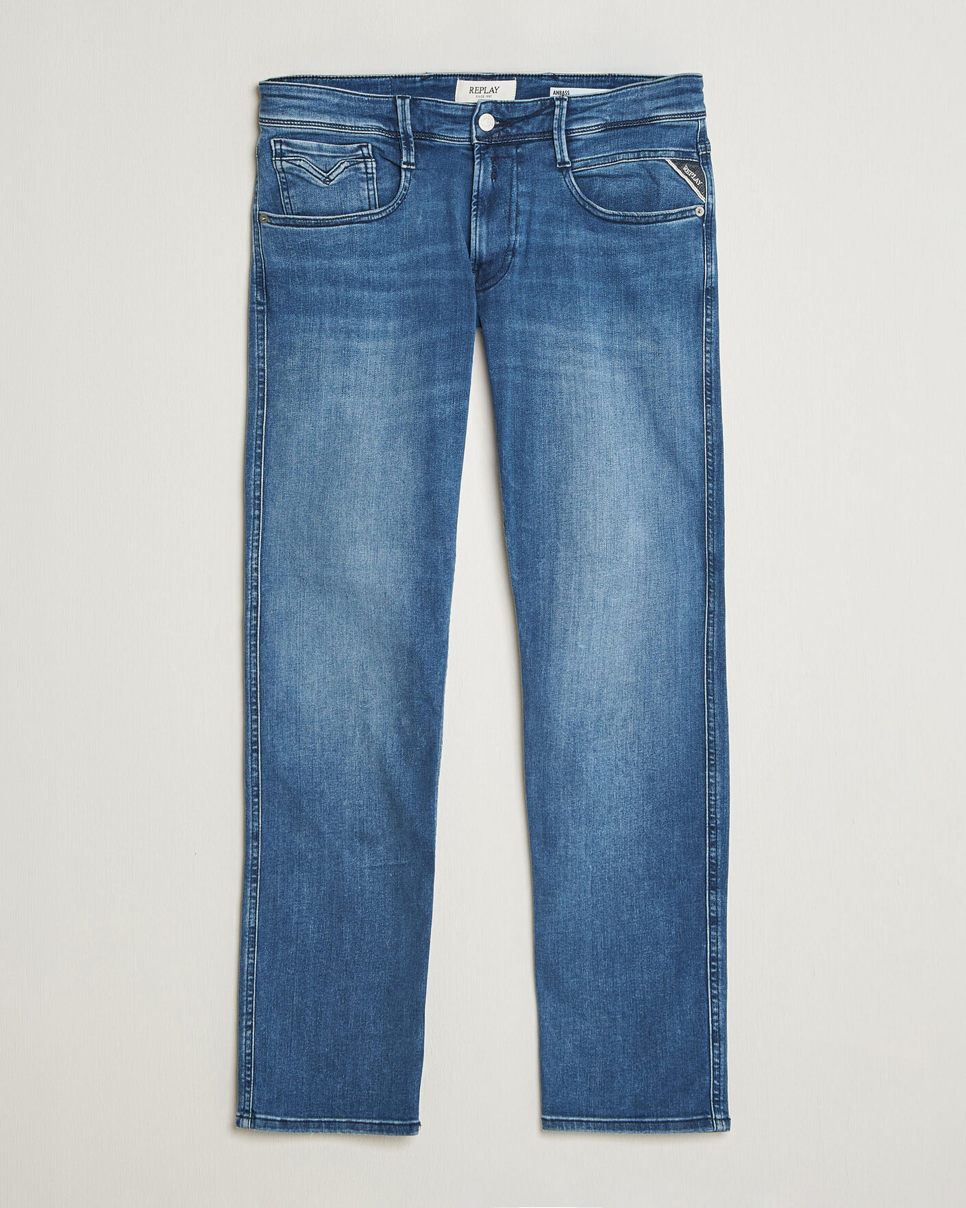 Herren | Jeans | Replay | Anbass Powerstretch Jeans Medium Blue