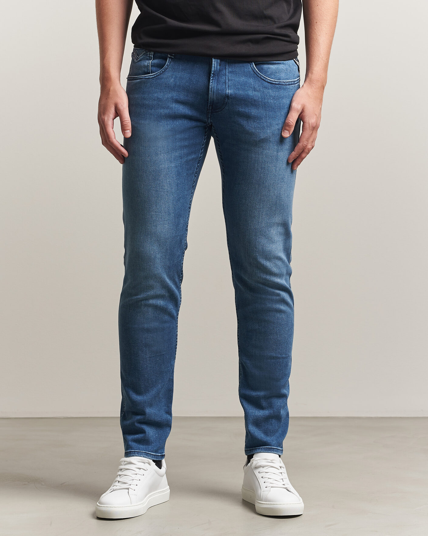 Herren | Jeans | Replay | Anbass Powerstretch Jeans Medium Blue