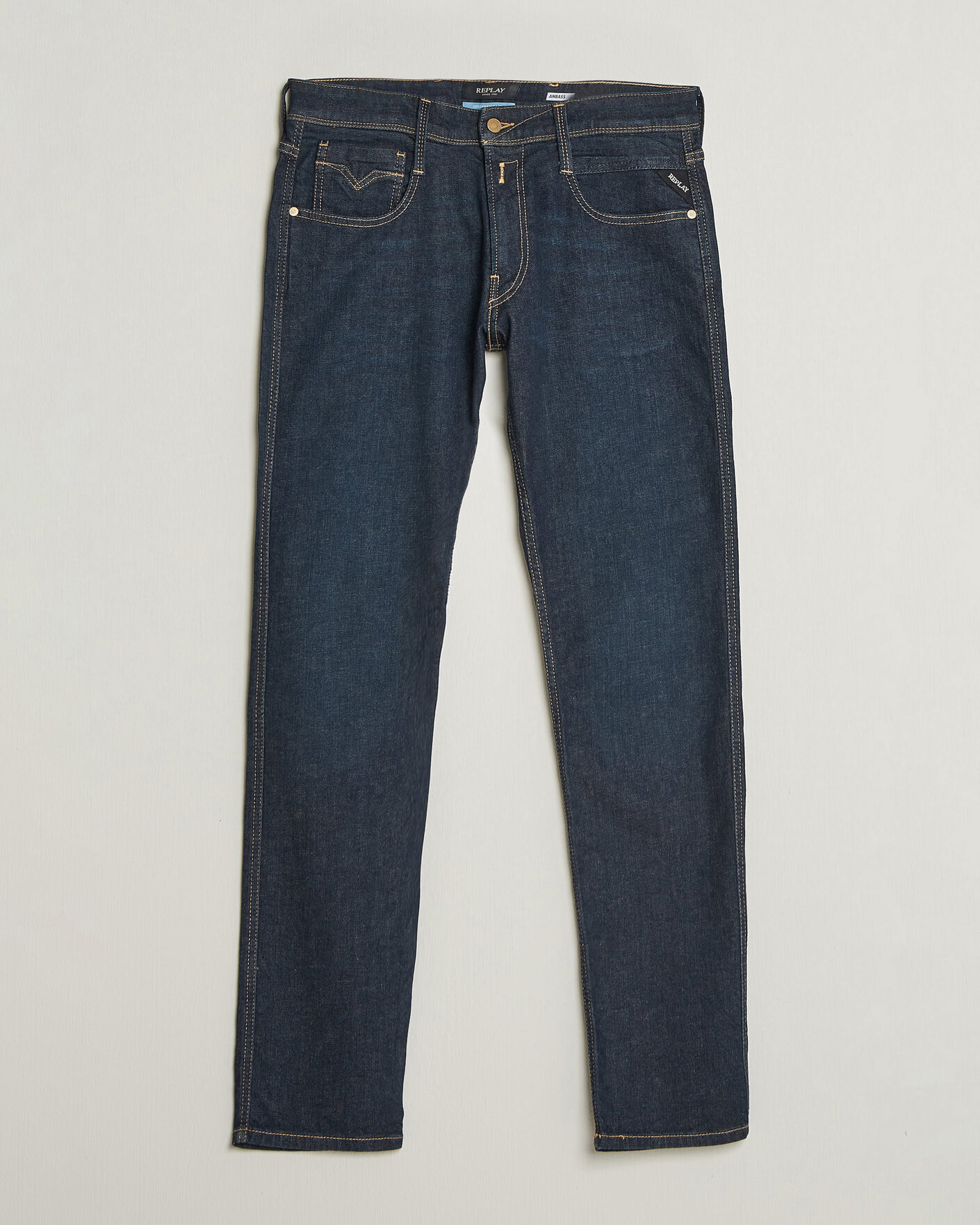 Herren | Jeans | Replay | Anbass Super Stretch DNA Jeans Dark Blue