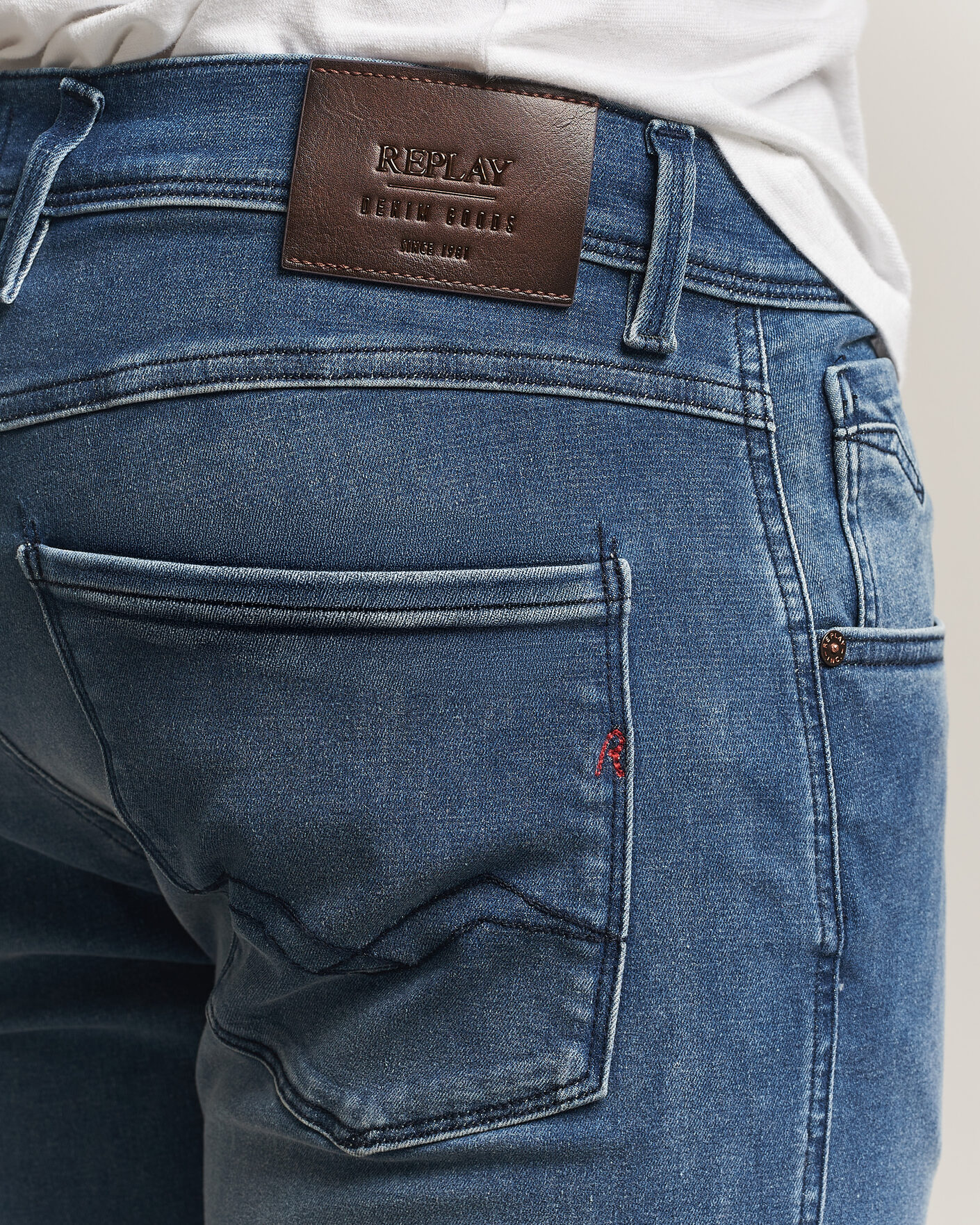 Herren | Jeans | Replay | Anbass Hyperflex Jeans Dark Blue