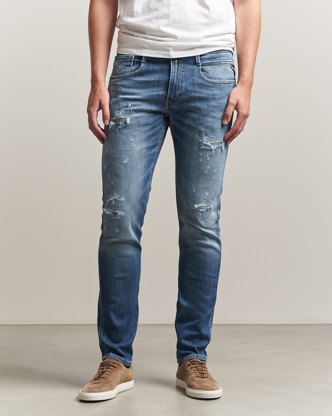Herren | Jeans | Replay | Anbass 10 Years Wash Jeans Medium Blue