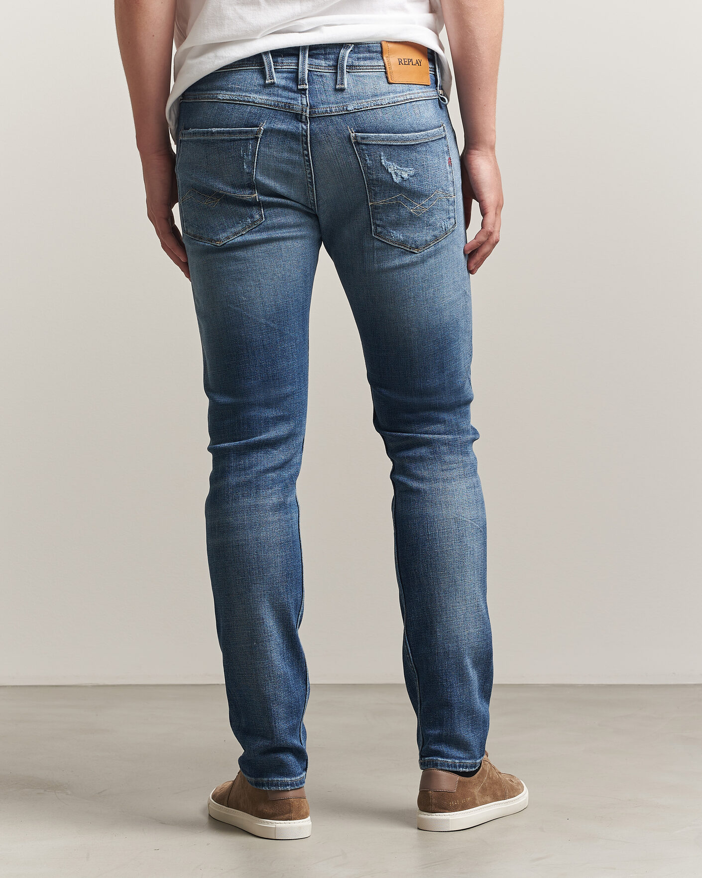 Herren | Jeans | Replay | Anbass 10 Years Wash Jeans Medium Blue