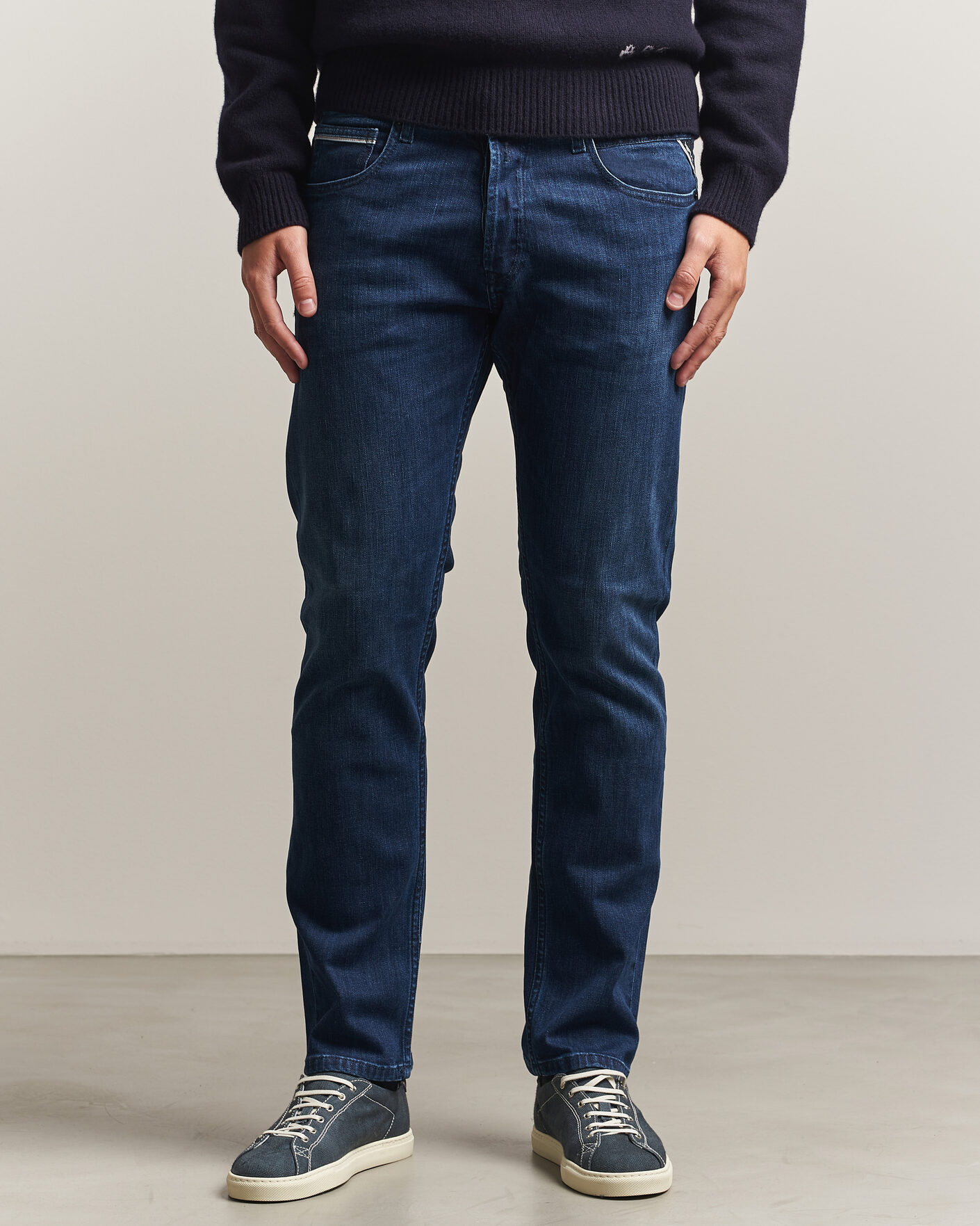 Herren | Jeans | Replay | Grover Powerstretch Jeans Dark Blue