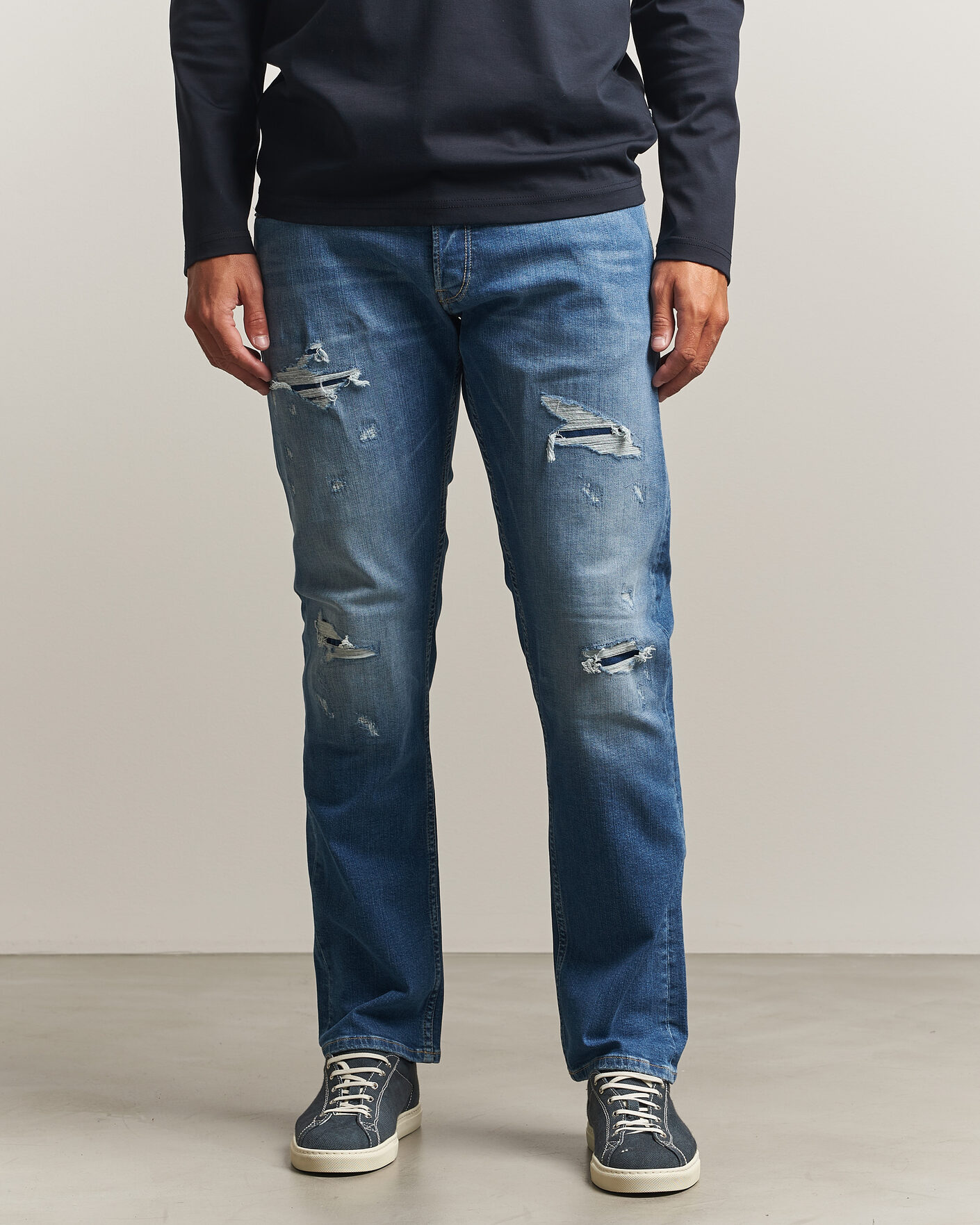Herren | Jeans | Replay | Grover Super Stretch DNA Jeans Medium Blue