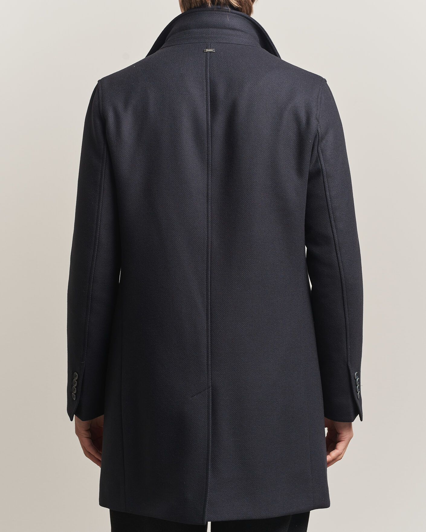 Herren | Jacken | Herno | Wool Zip Coat Navy