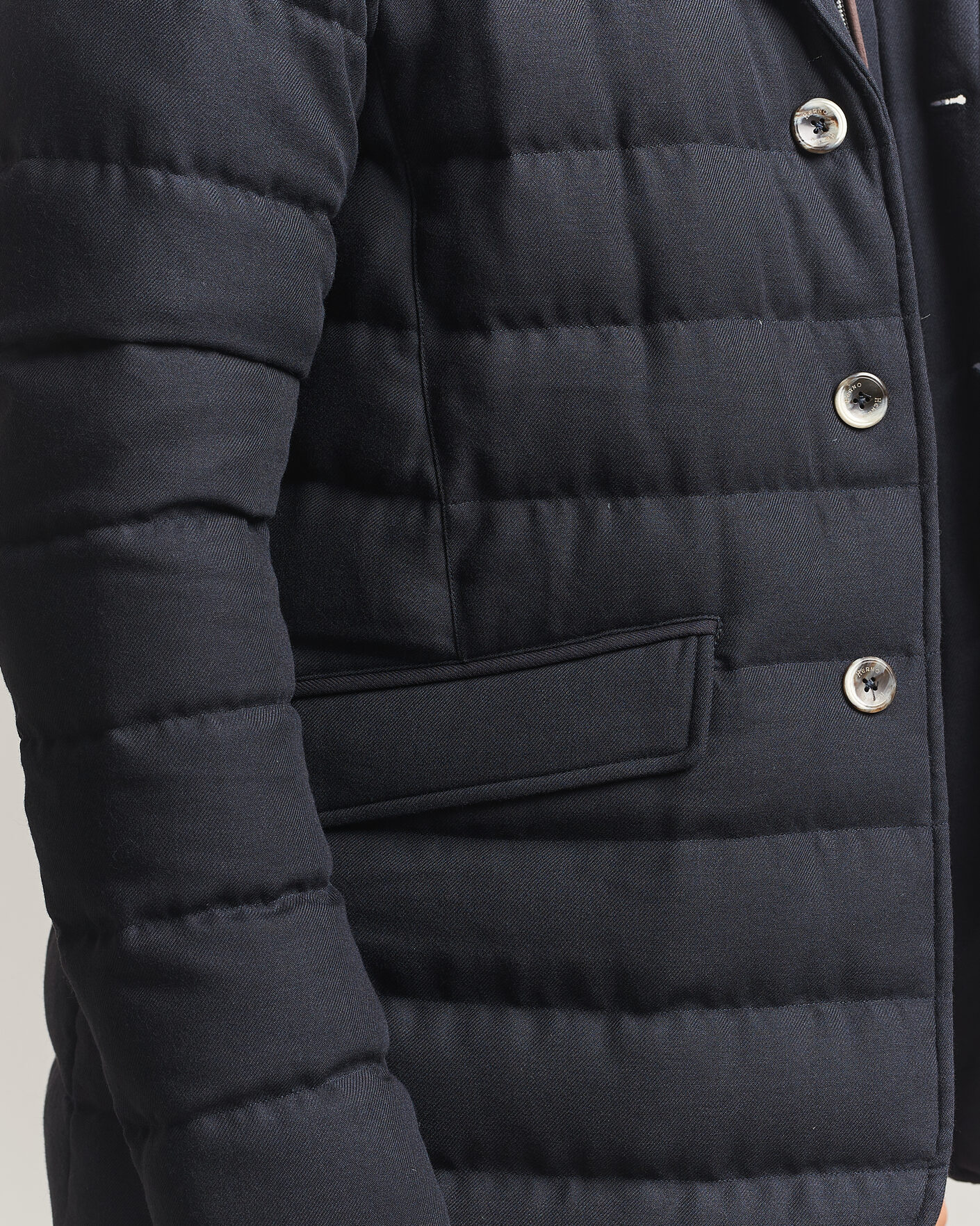 Herren | Jacken | Herno | Flannel Down Blazer Navy