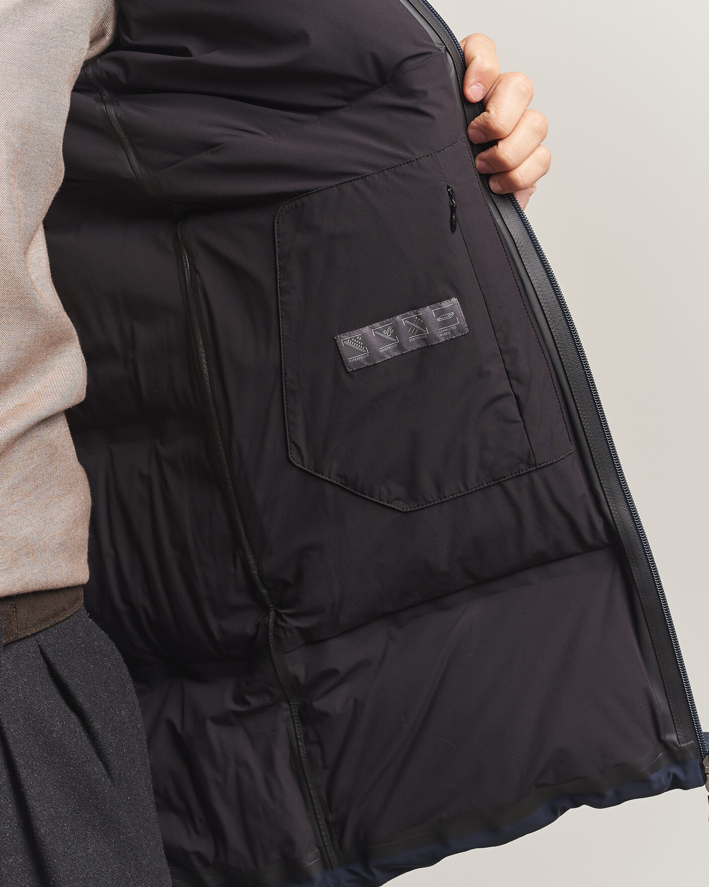 Herren | Jacken | Herno | Waterproof Stretch Down Parka Navy