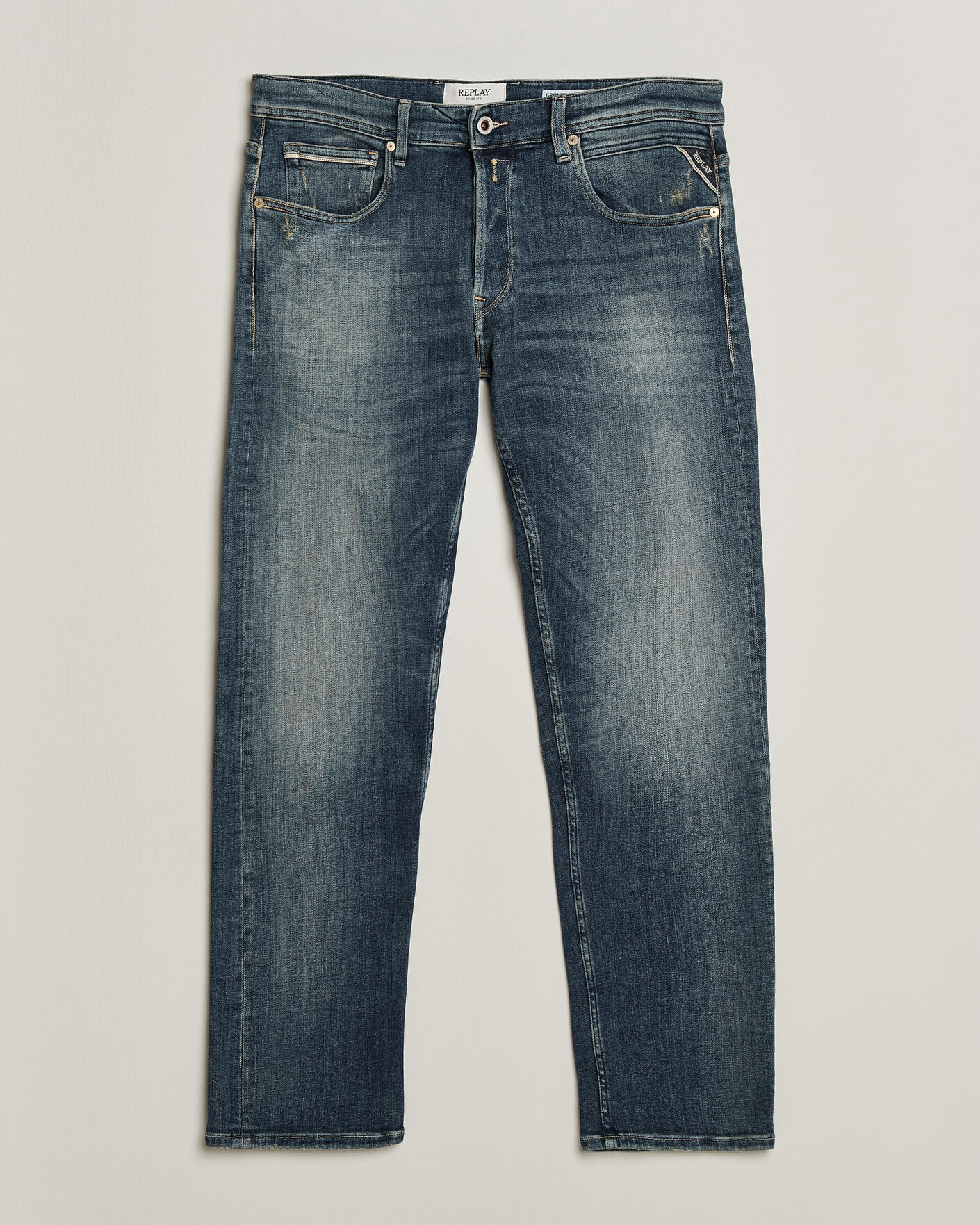 Herren | Jeans | Replay | Grover 5 Years Wash Jeans Medium Blue