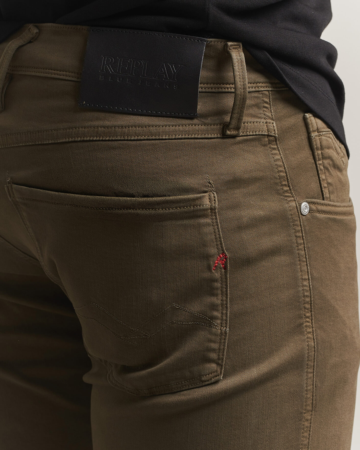 Herren | Hosen | Replay | Anbass Hyperflex 5-Pocket Pants Ivy Green