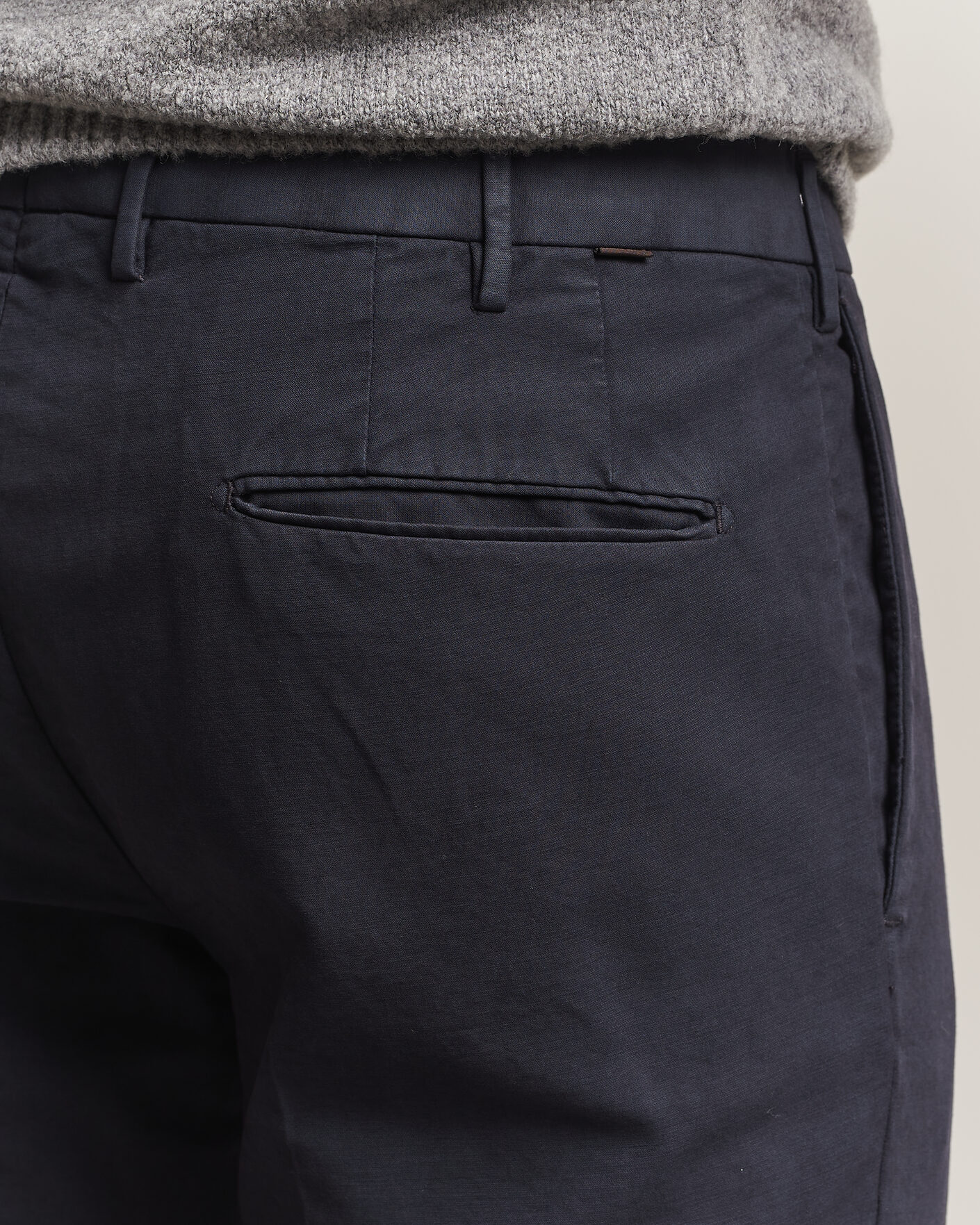 Herren | Hosen | Incotex | Slim Fit Soft Cotton Stretch Chinos Navy