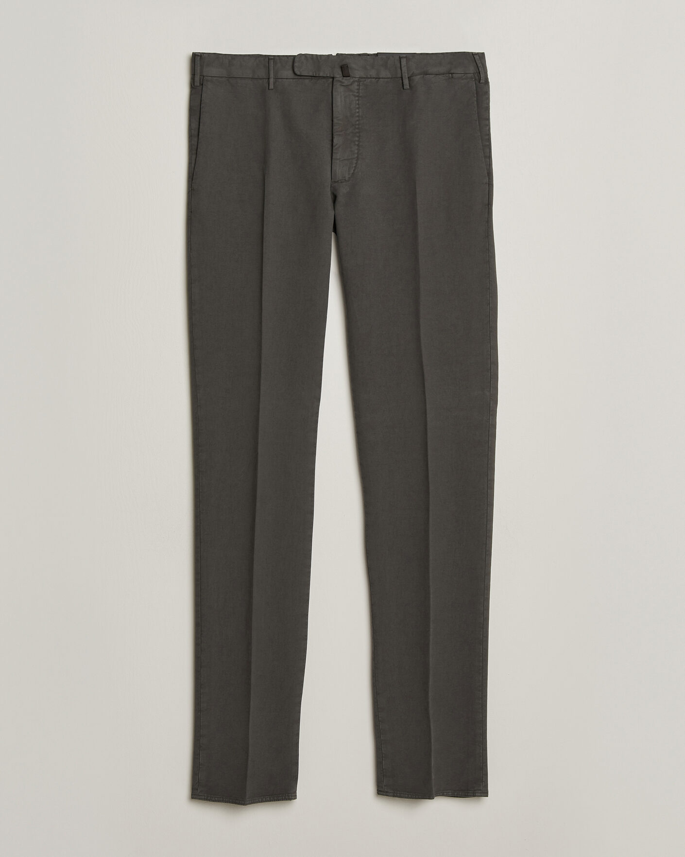 Herren | Hosen | Incotex | Slim Fit Soft Cotton Stretch Chinos Dark Grey