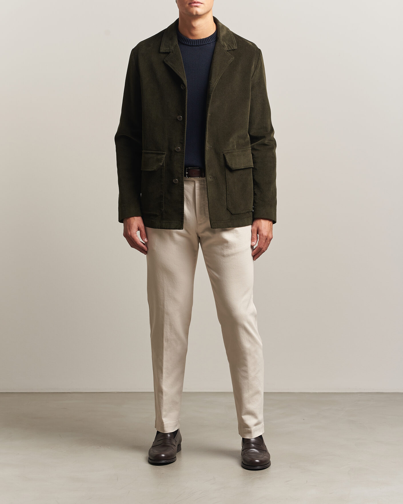 Herren | Hosen | Incotex | Regular Fit Cover Chinos Off White