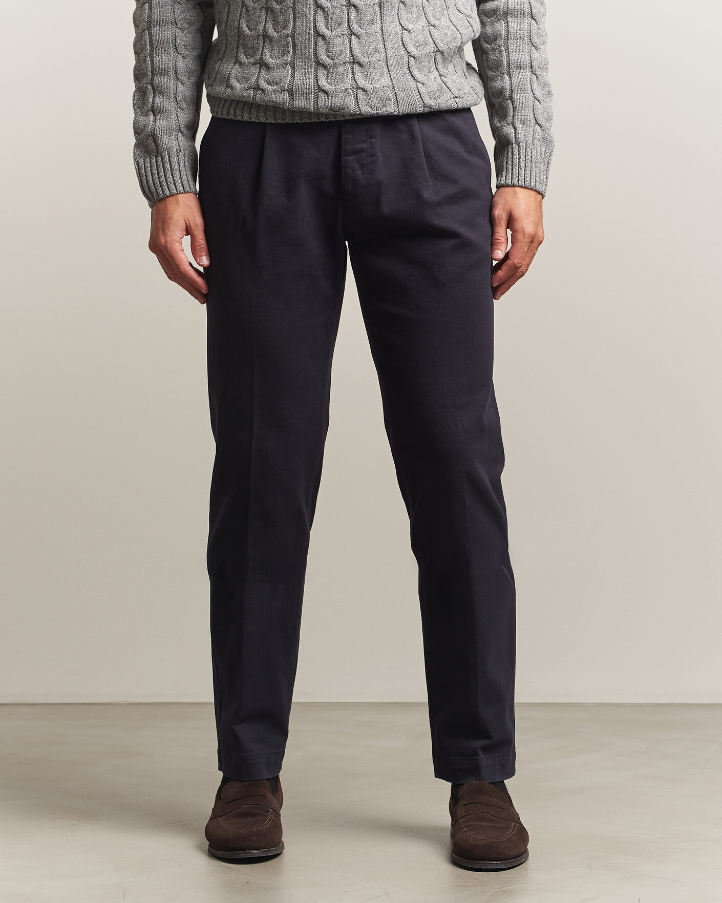 Herren | Hosen | Incotex | Regular Fit Cover Chinos Navy