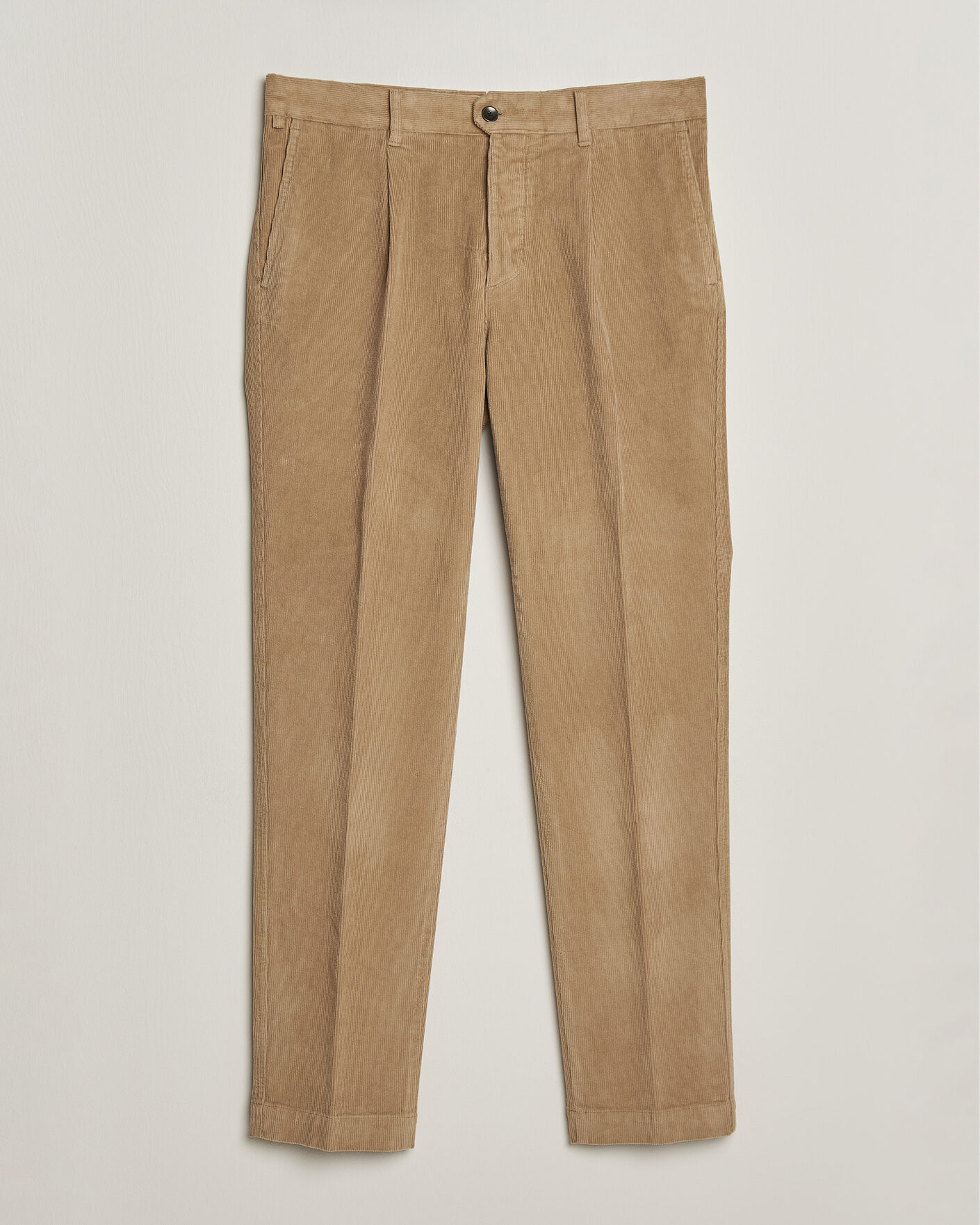 Herren | Hosen | Incotex | Regular Fit Washed Corduroy Slacks Khaki