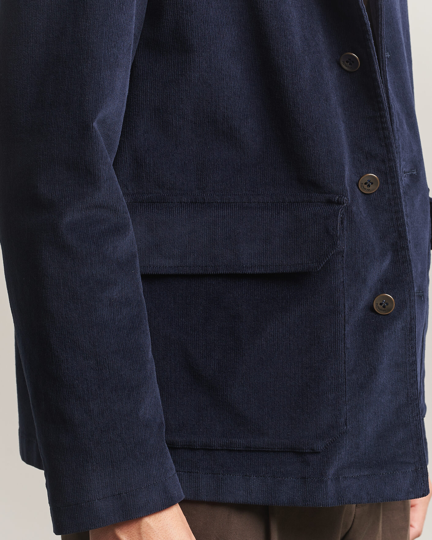 Herren | Sakkos | Incotex | Corduroy Sports Jacket Navy