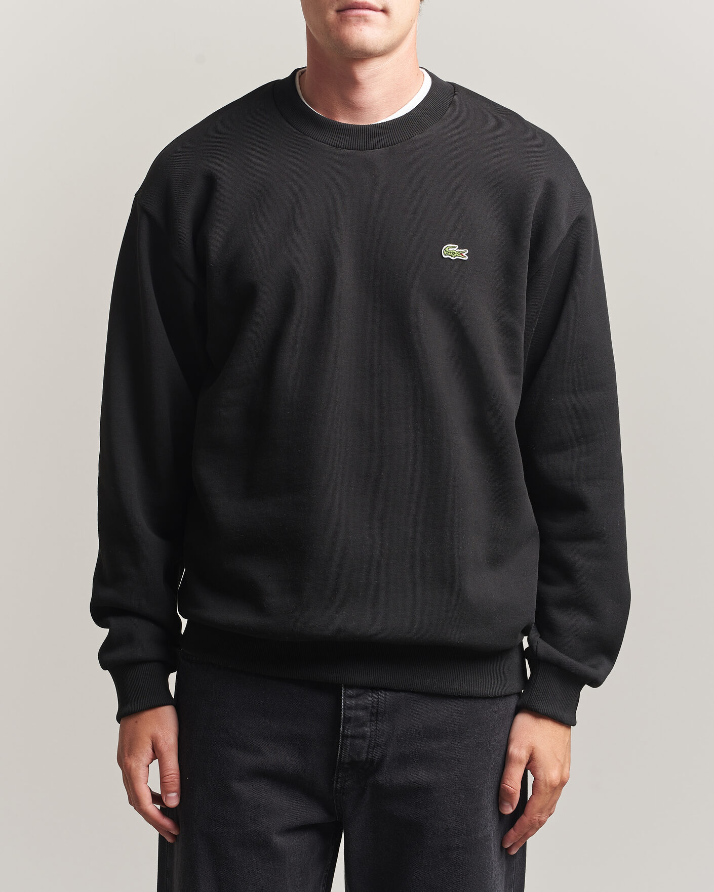 Herren | Pullover | Lacoste | Crew Neck Sweatshirt Black