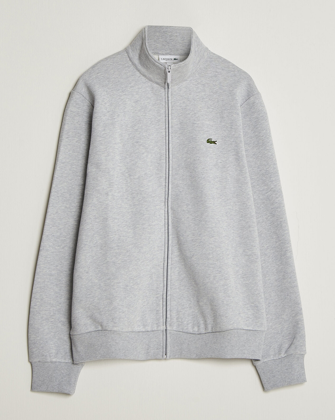 Herren | Pullover | Lacoste | Full Zip Sweater Silver Chine