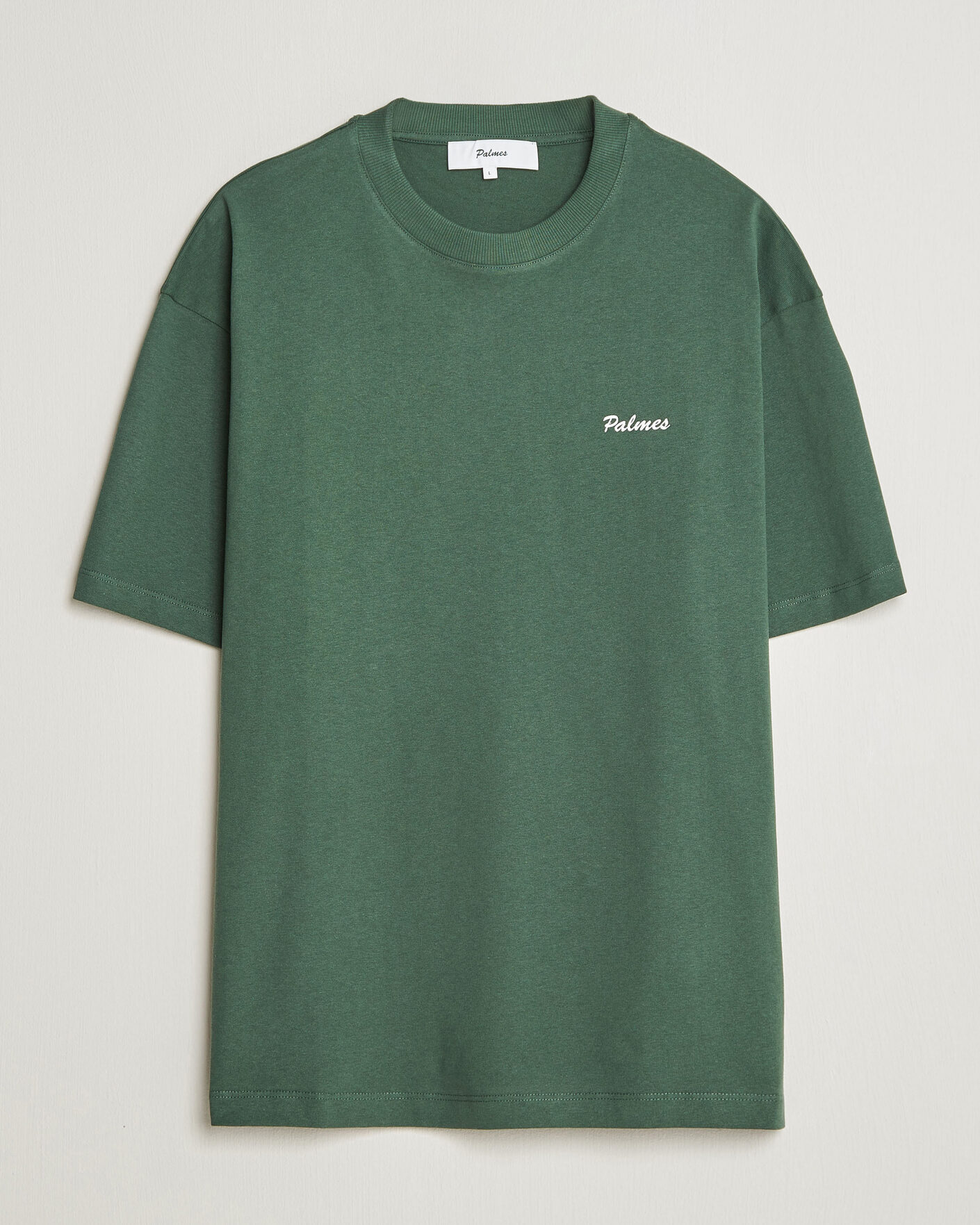 Herren | T-Shirts | Palmes | Logo T-Shirt Dark Green