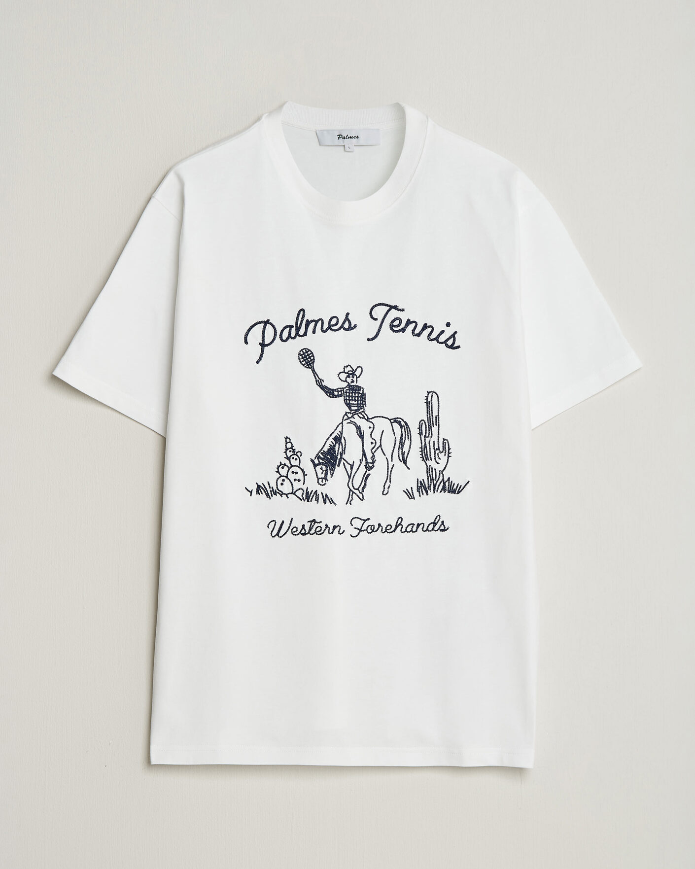 Herren | T-Shirts | Palmes | Western T-Shirt White