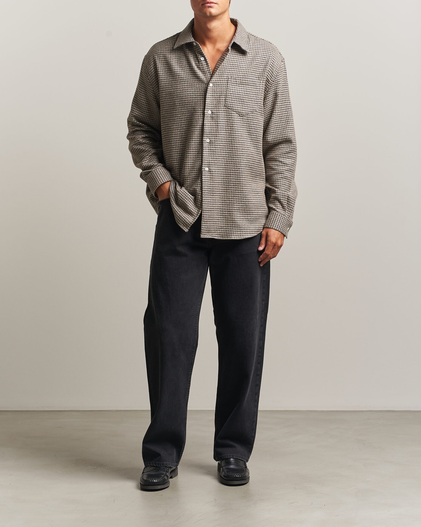 Herren | Hemden | Palmes | Serve Shirt Olive Check