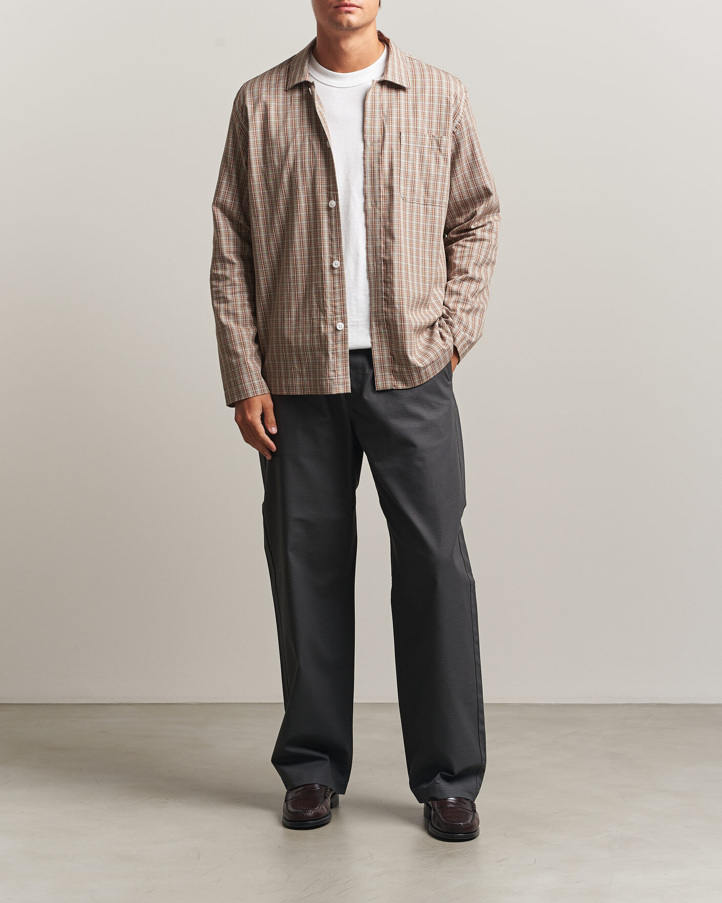 Herren | Hosen | Palmes | Lucien Ripstop Trousers Charcoal
